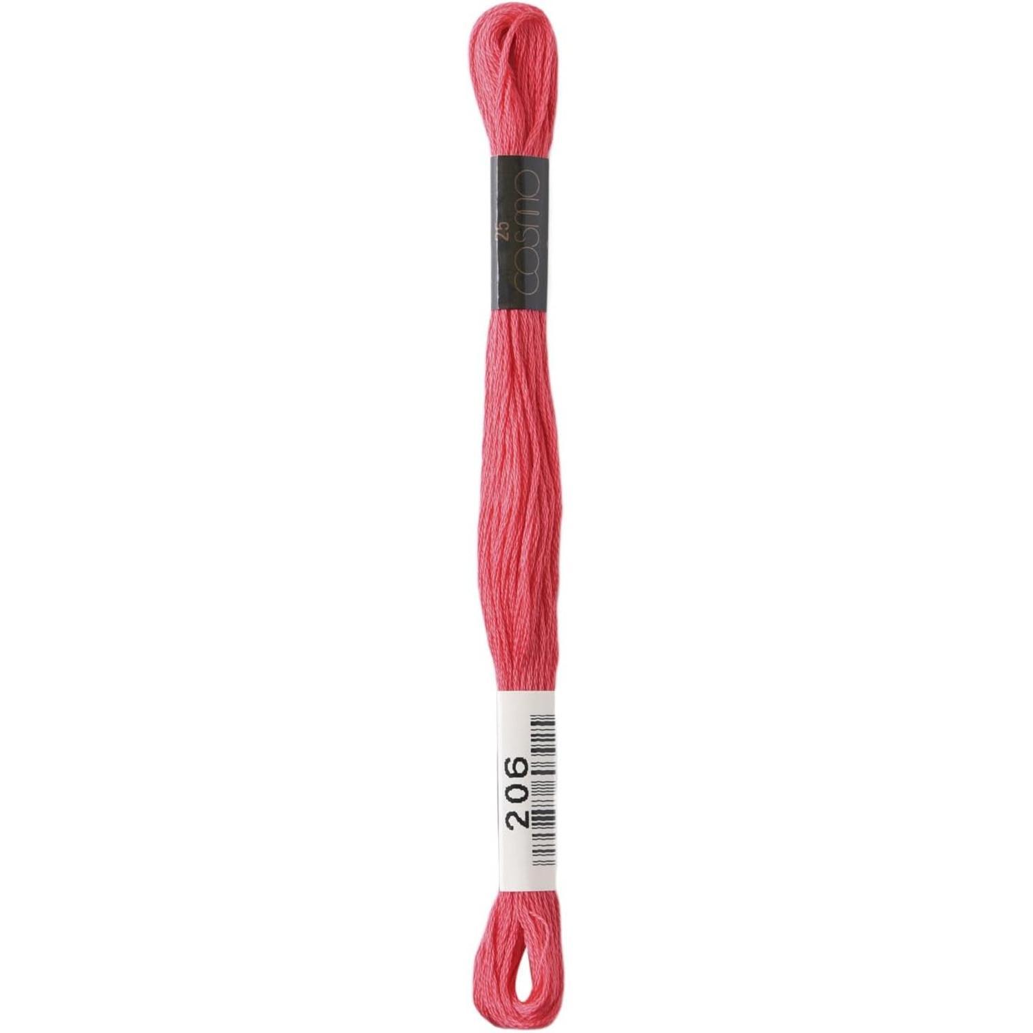 LECIEN (露西安) COSMO 绣线 25号线 1箱6束装 No.25 Floss (线) 色206