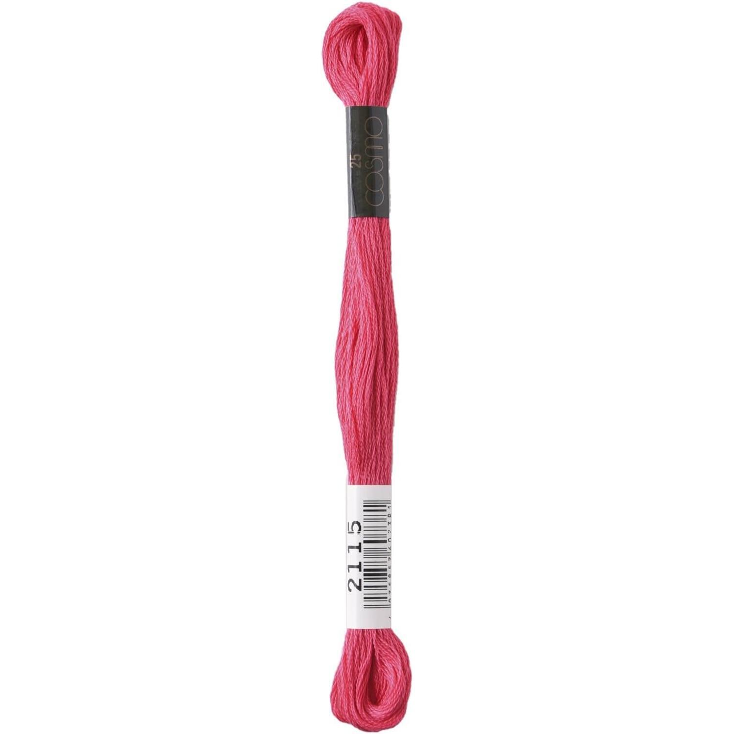 LECIEN (露西安) COSMO 绣线 25号线 1箱6束入 No.25 Floss (线) 颜色2115