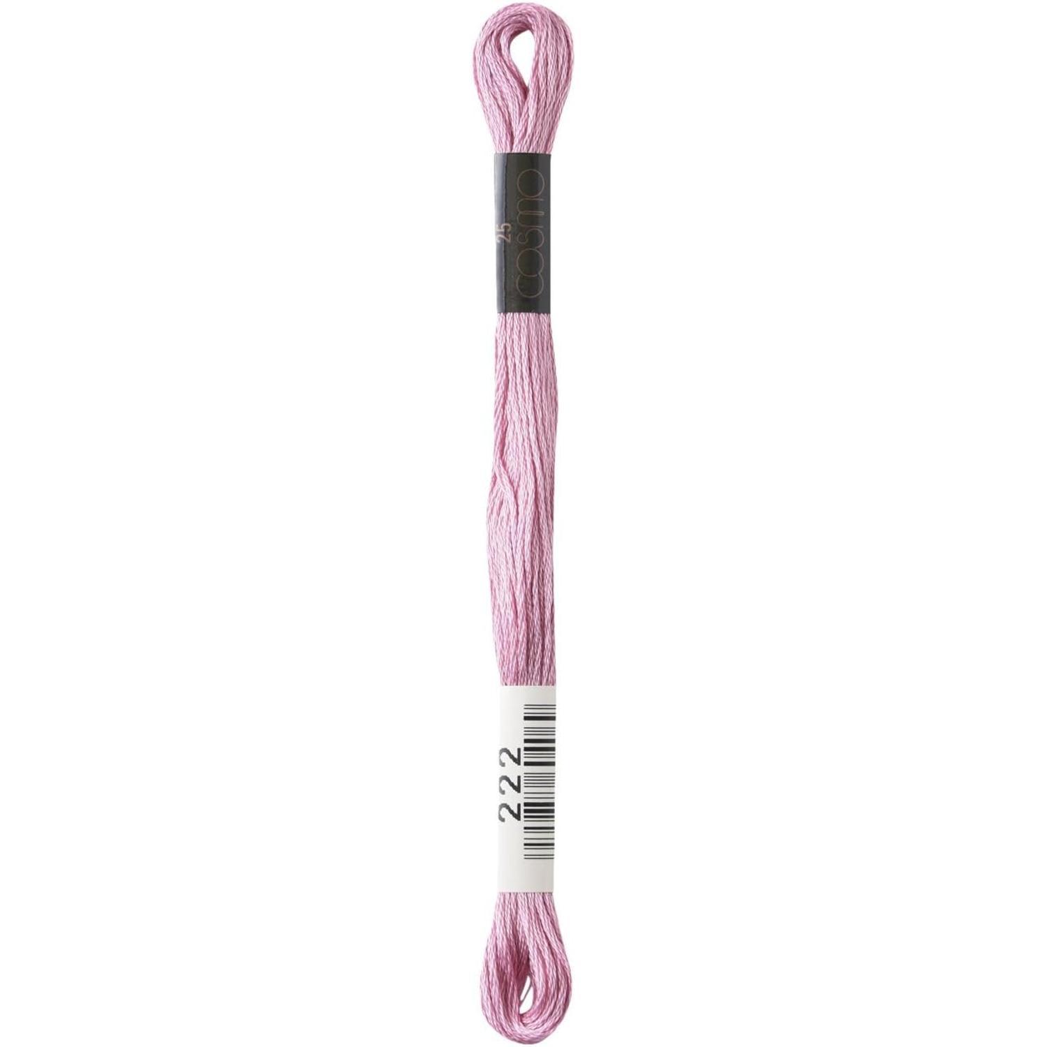 LECIEN (露西安) COSMO 绣线 25号线 1箱6束入 No.25 Floss(绣线) 颜色222