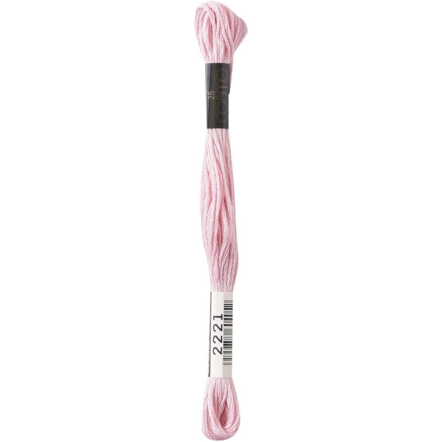LECIEN (露西安) COSMO 绣线 25号线 1箱6束入 No.25 Floss(绣线) 颜色2221