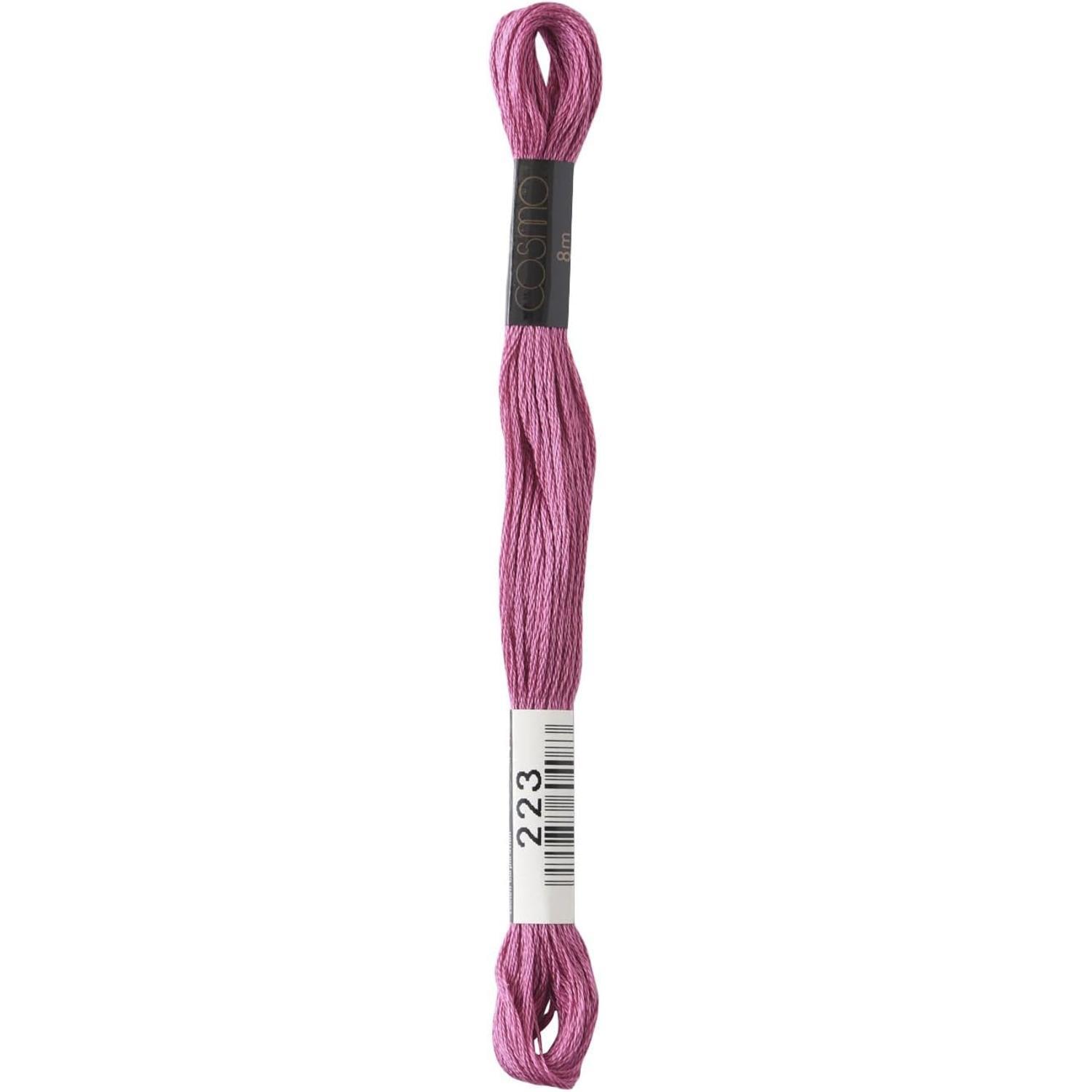 LECIEN (露西安) COSMO 绣花线 25号线 1箱6束装 No.25 Floss (线) 颜色223
