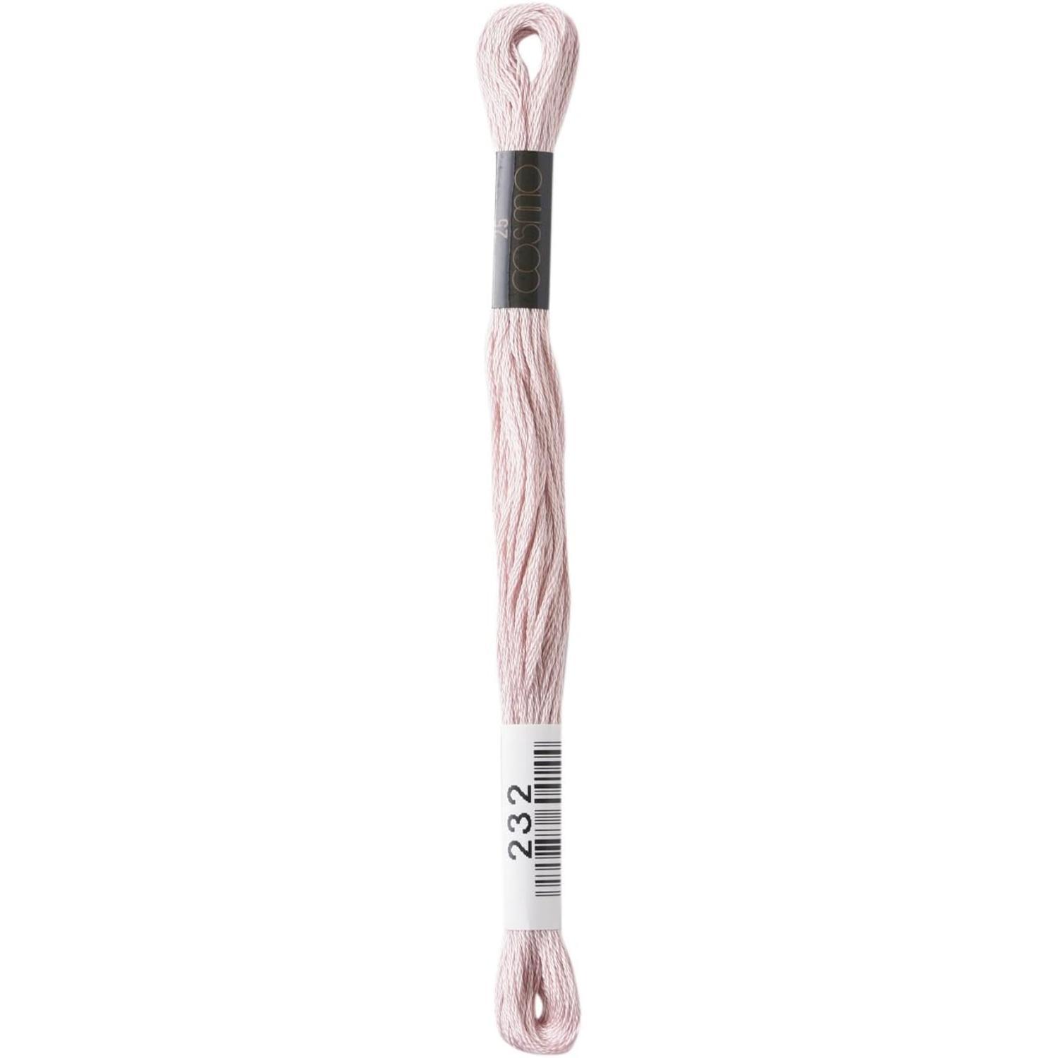 LECIEN (鲁西安) COSMO 绣花线 25号线 1箱6束装 No.25 Floss (线) 颜色 232