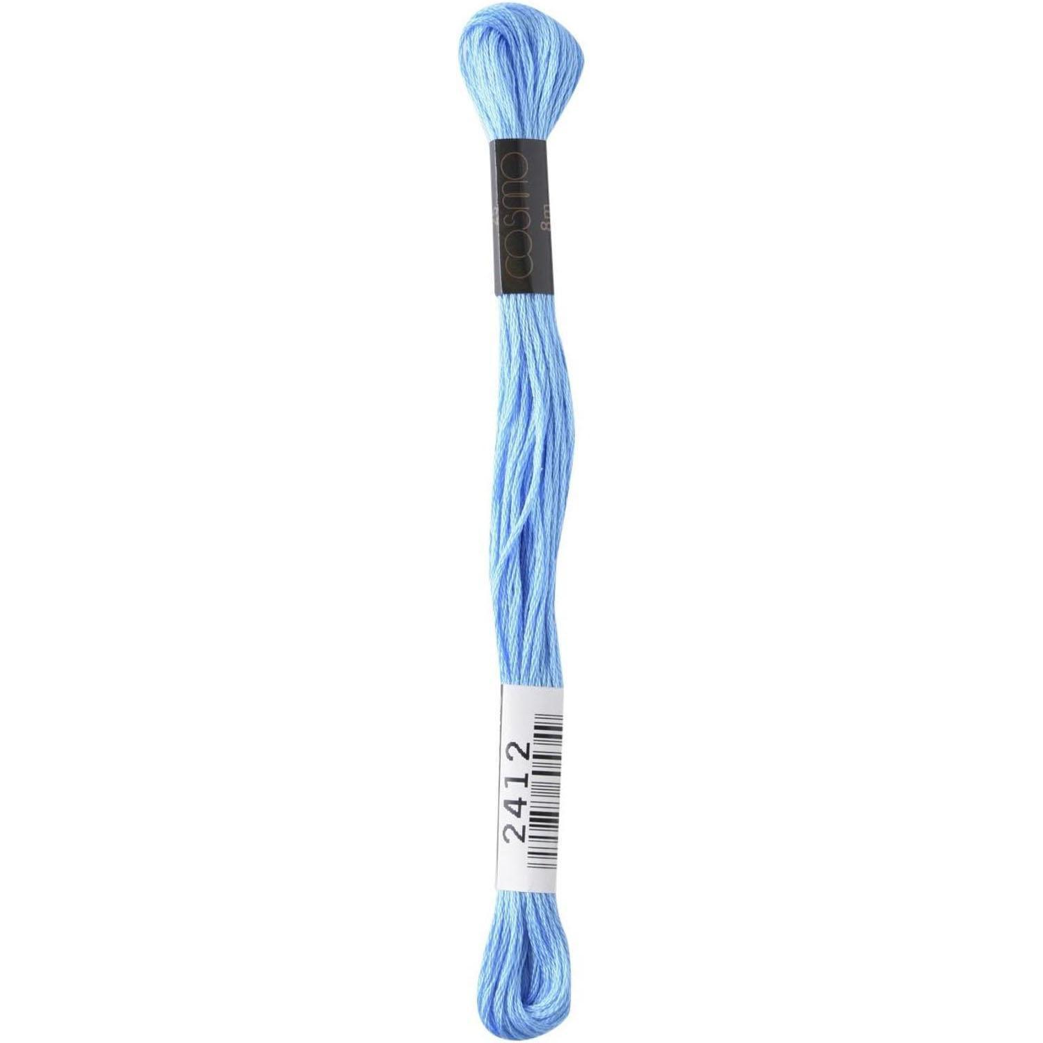 LECIEN (鲁西安) COSMO 绣花线 25号线 1箱6束装 No.25 Floss (线) 颜色 2412