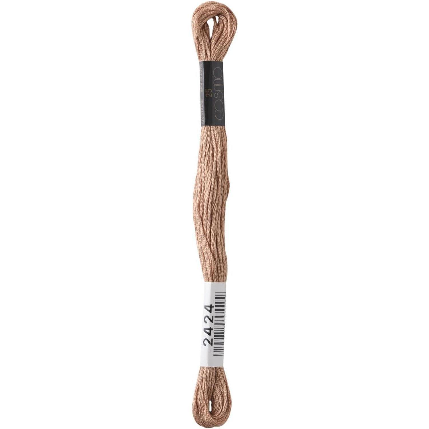 LECIEN (鲁西安) COSMO 绣花线 25号线 1箱6束装 No.25 Floss (线) 颜色2424