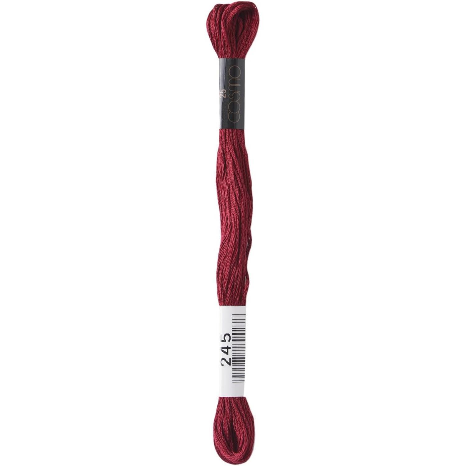 LECIEN (鲁西安) COSMO 绣花线 25号线 1箱6束装 No.25 Floss (线) 颜色245