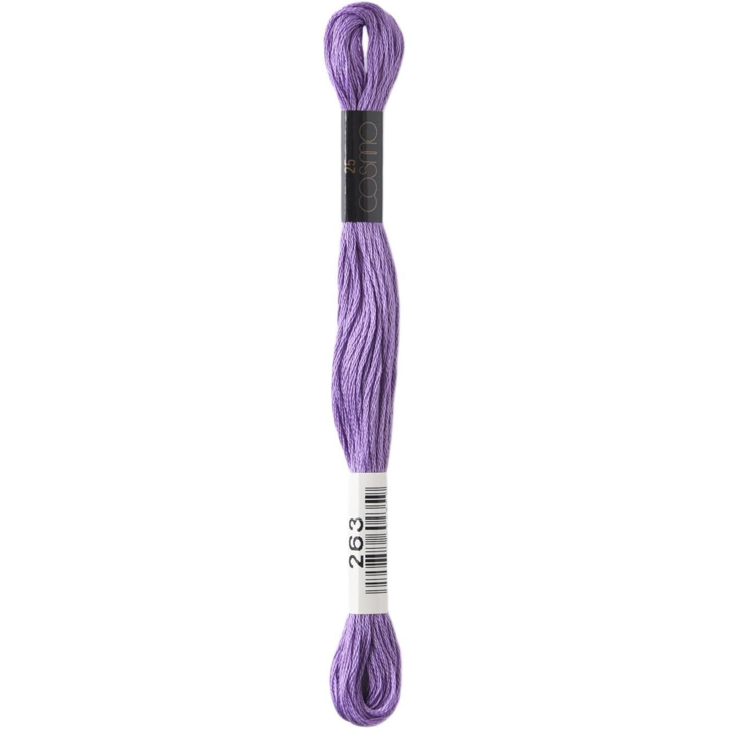 LECIEN Cosmo Embroidery Floss No. 25 1 Box of 6 Skeins Color 263