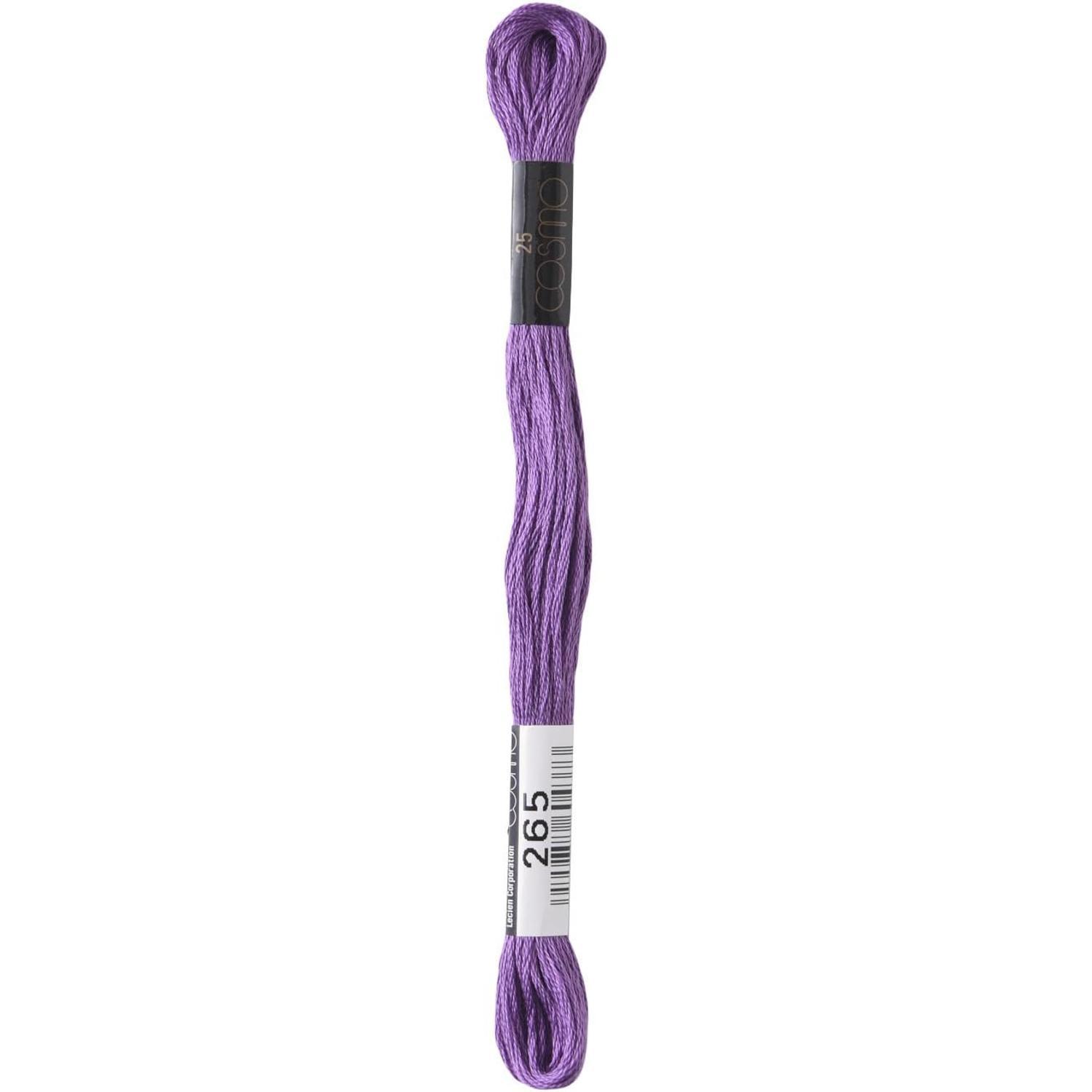 LECIEN Cosmo Embroidery Floss No. 25 1 Box of 6 Skeins Color 265