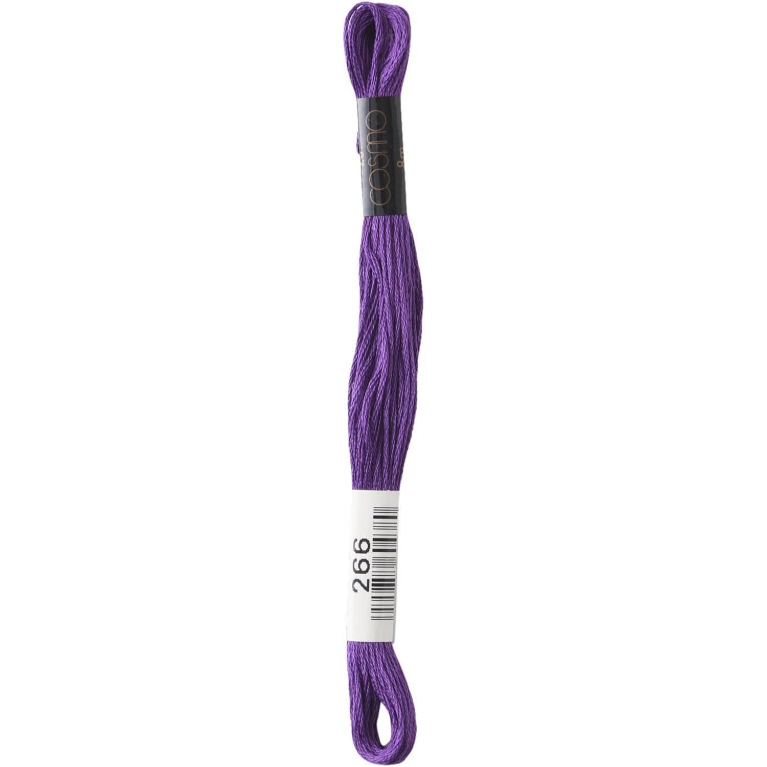 LECIEN Cosmo Embroidery Floss No. 25 1 Box of 6 Skeins Color 266