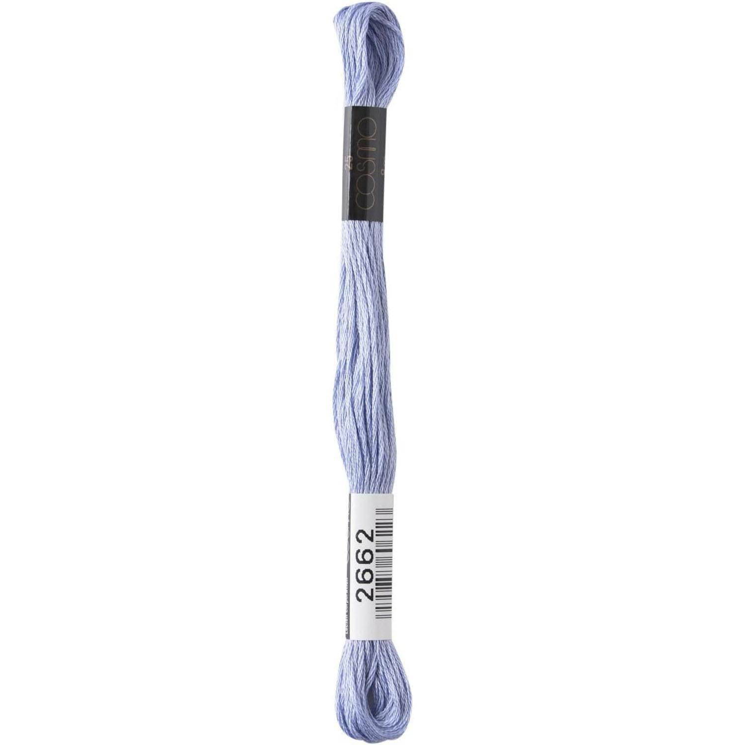 LECIEN Cosmo Embroidery Floss No. 25 1 Box of 6 Skeins Color 2662