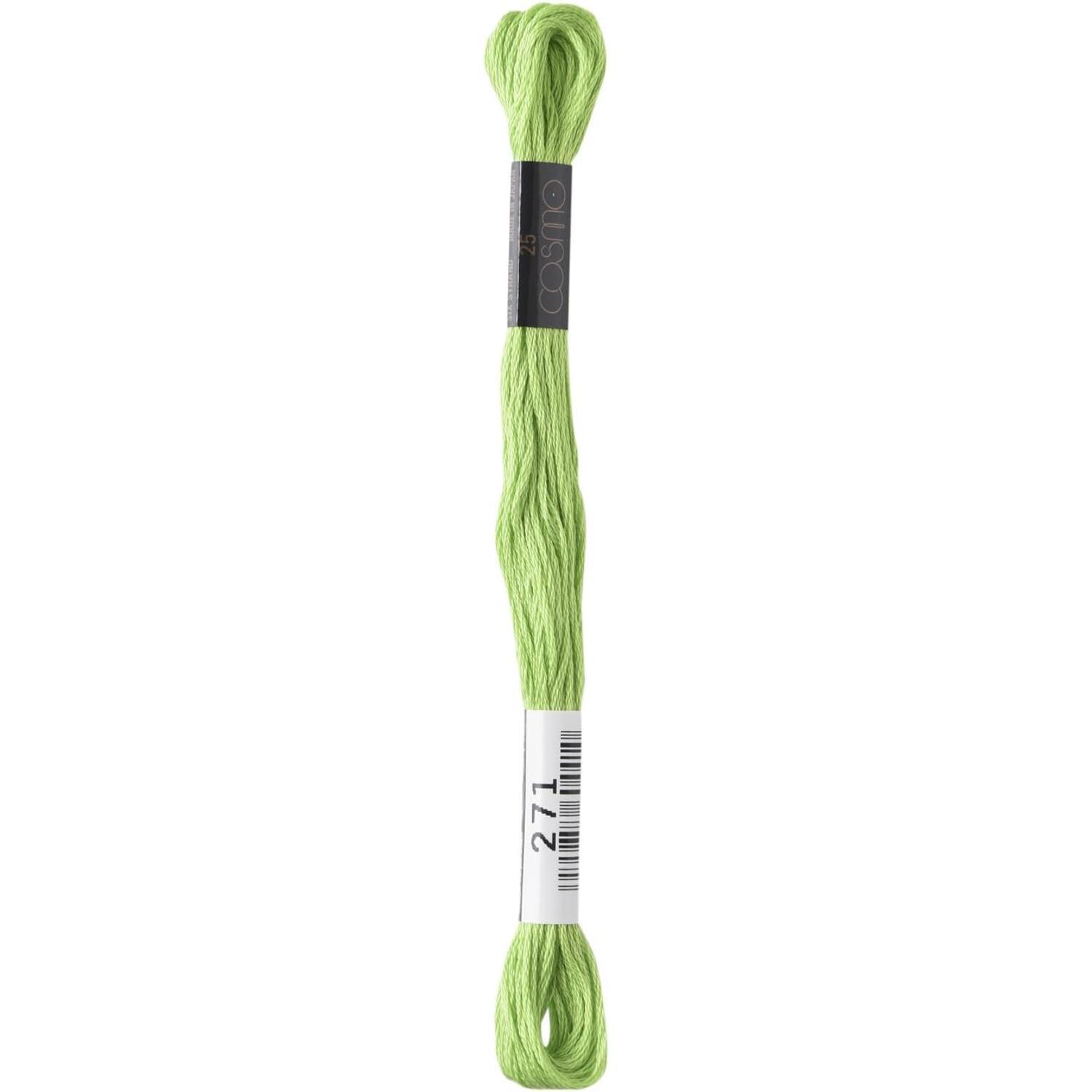 LECIEN COSMO Embroidery Floss No. 25 1 Box of 6 Skeins No. 25 Floss Color 271