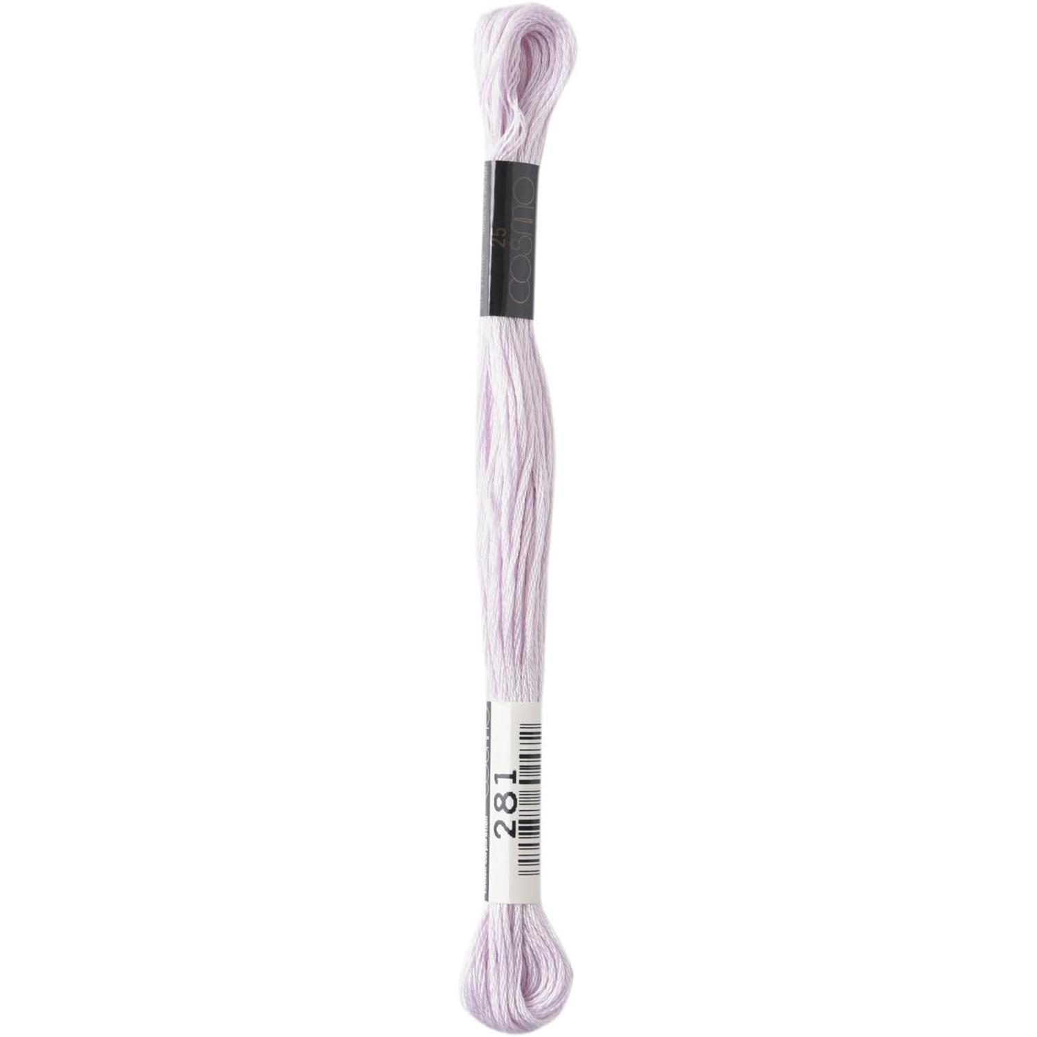 LECIEN Cosmo Embroidery Floss No. 25 1 Box of 6 Skeins No. 25 Floss Color 281