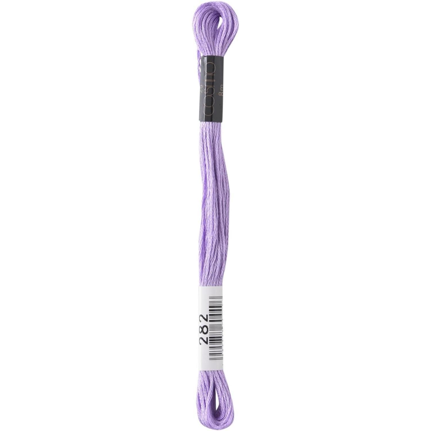 LECIEN Cosmo Embroidery Floss No. 25 Thread 1 Box of 6 Skeins No. 25 Floss Color 282