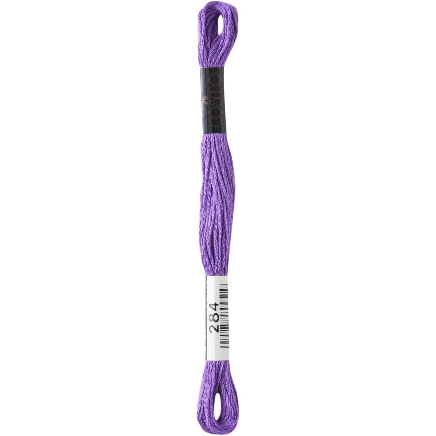 LECIEN Cosmo Embroidery Floss No. 25 1 Box of 6 Skeins No. 25 Floss Color 284