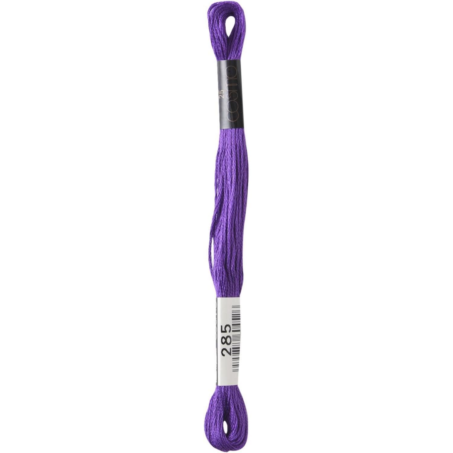 LECIEN Cosmo Embroidery Floss No. 25 1 Box of 6 Skeins No. 25 Floss Color 285