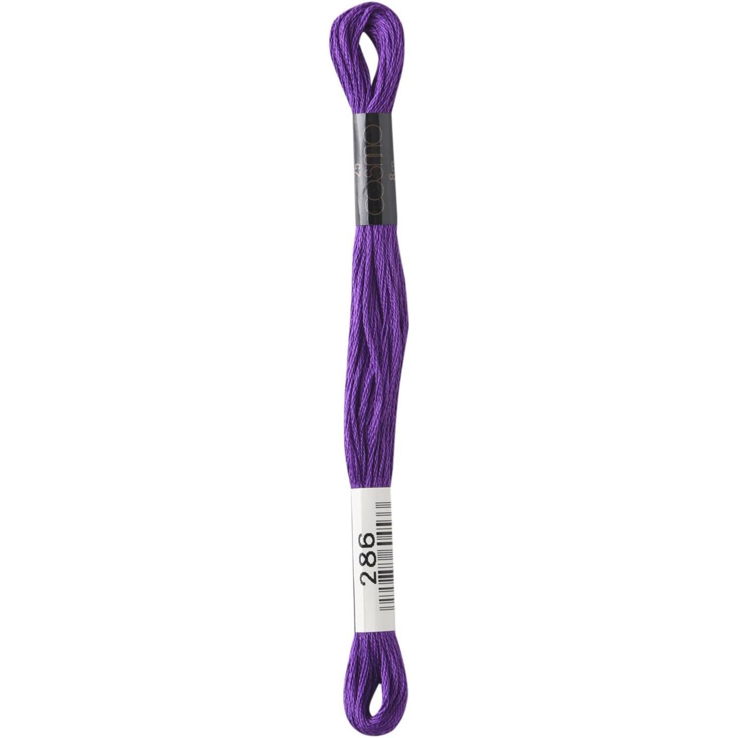LECIEN Cosmo Embroidery Floss No. 25 1 Box of 6 Skeins No. 25 Floss Color 286