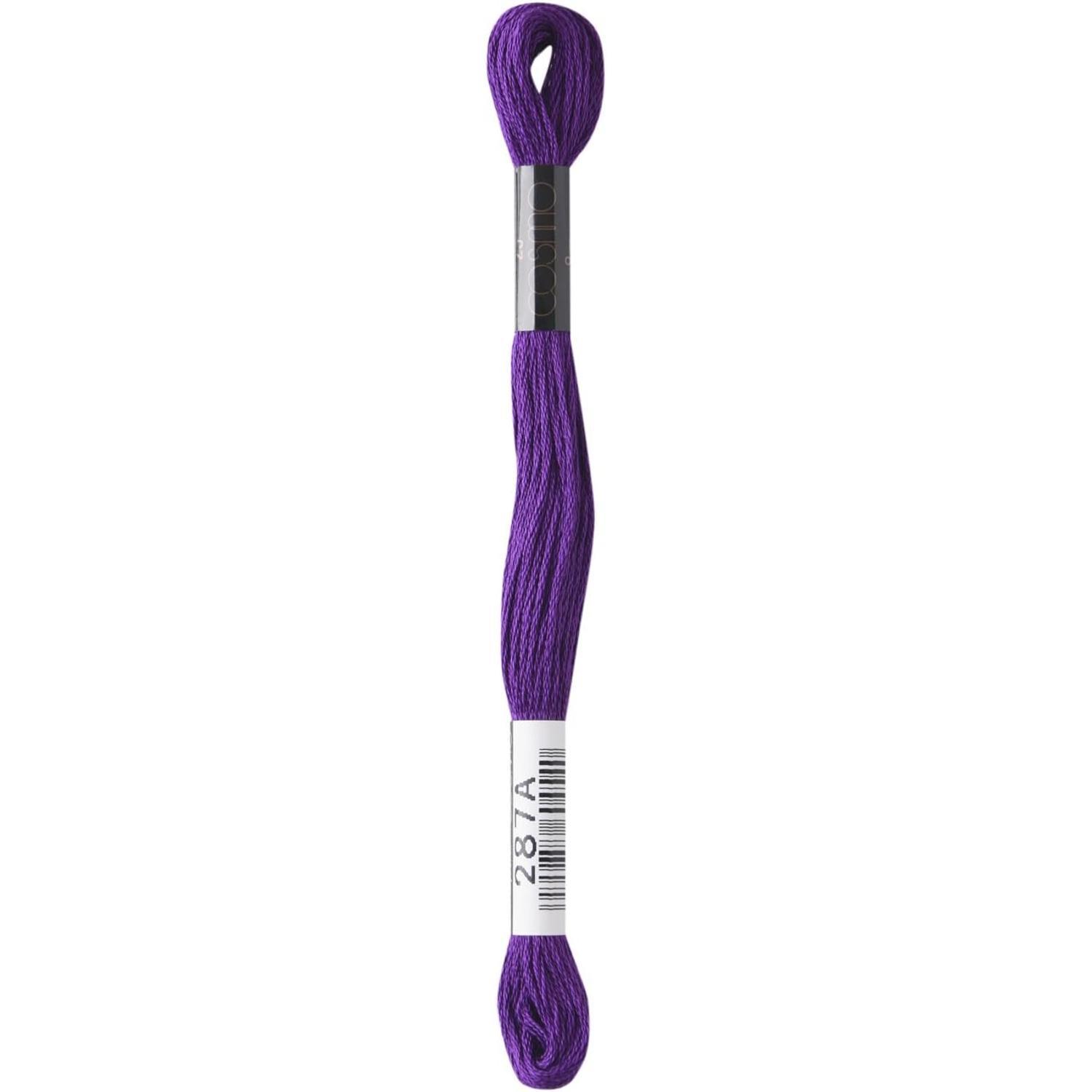LECIEN Cosmo Embroidery Floss No. 25, 1 Box of 6 Skeins, Color 287A