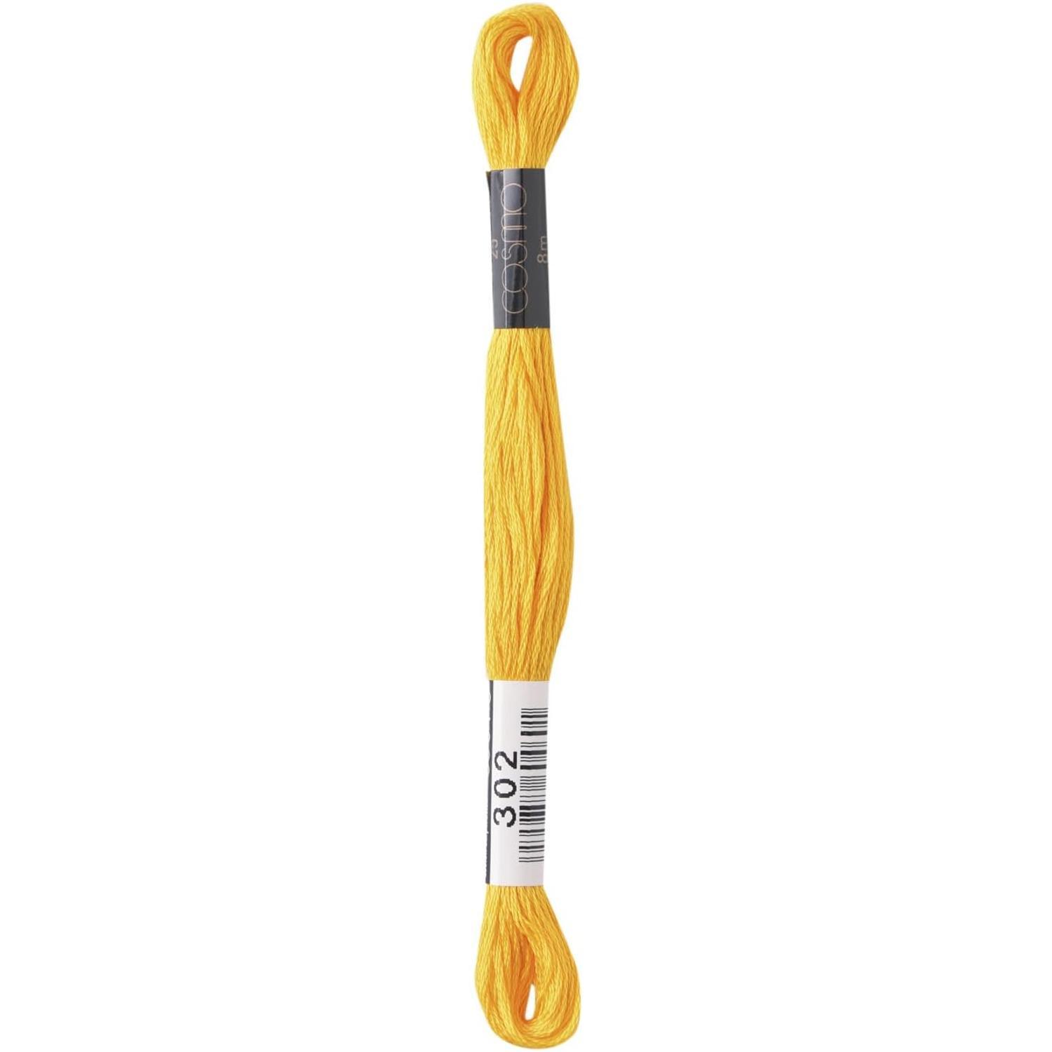 LECIEN COSMO Embroidery Floss No. 25 1 Box of 6 Skeins No. 25 Floss Color 302