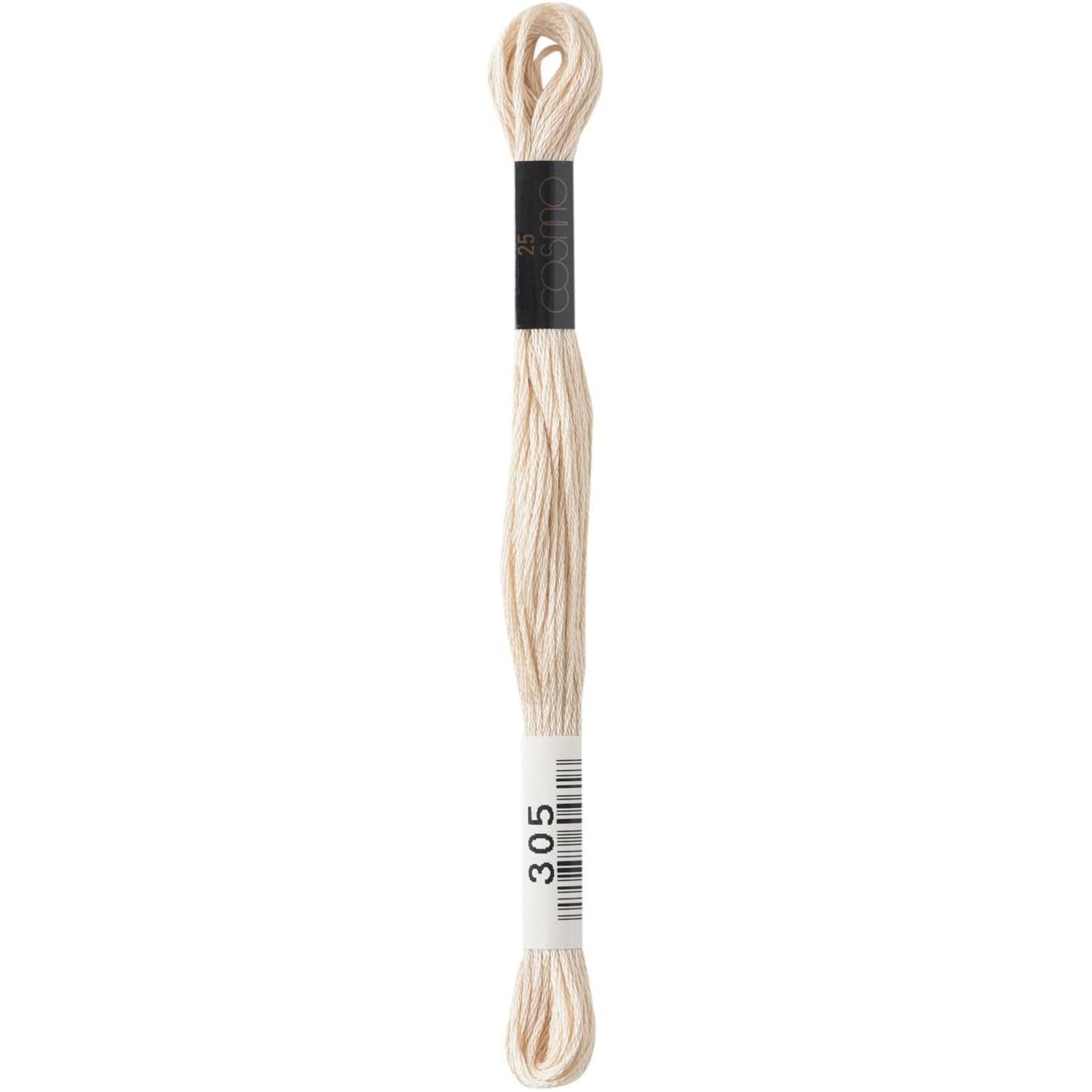 LECIEN Cosmo Embroidery Floss No. 25 Thread 1 Box of 6 Skeins No. 25 Floss Color 305