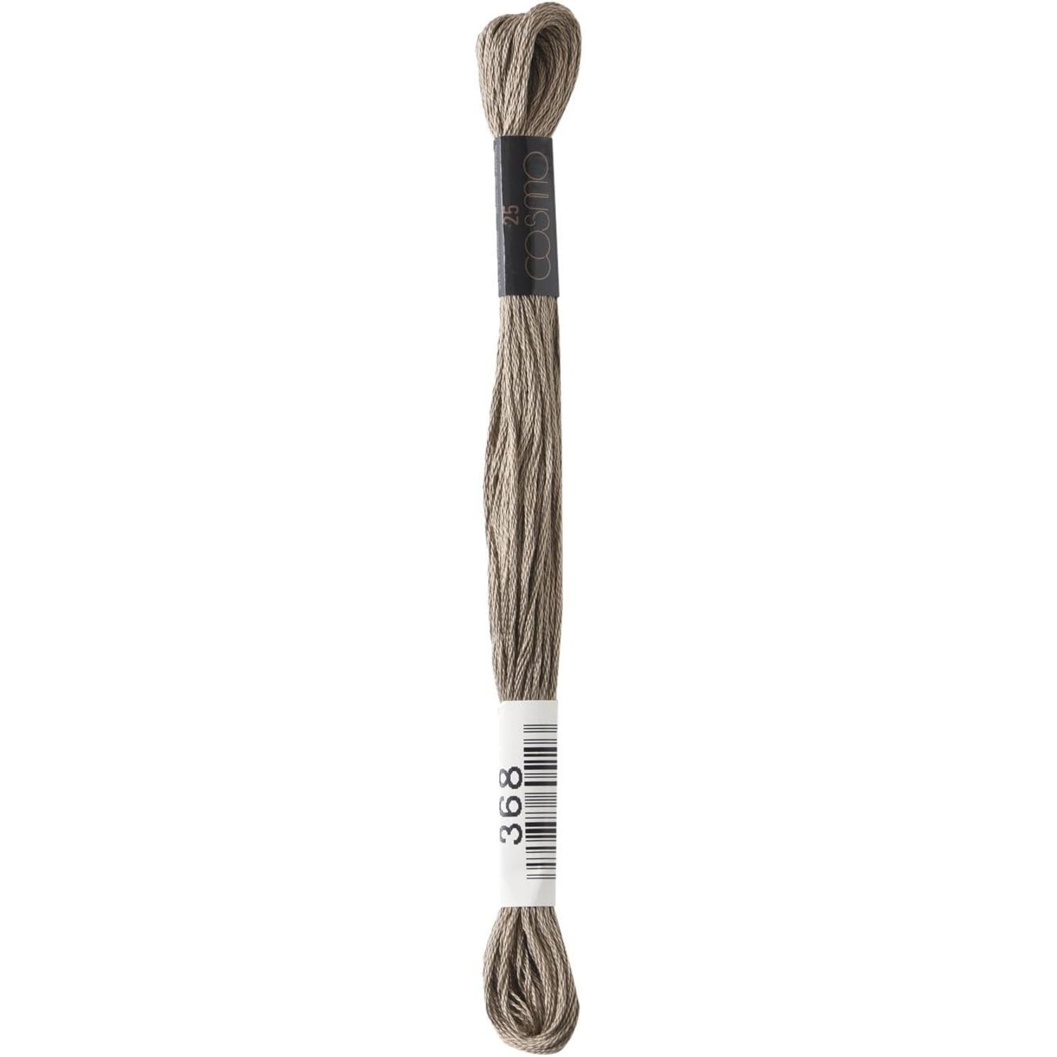 LECIEN (露西安) COSMO 绣花线 25号线 1箱6束装 No.25 Floss (线) 颜色368