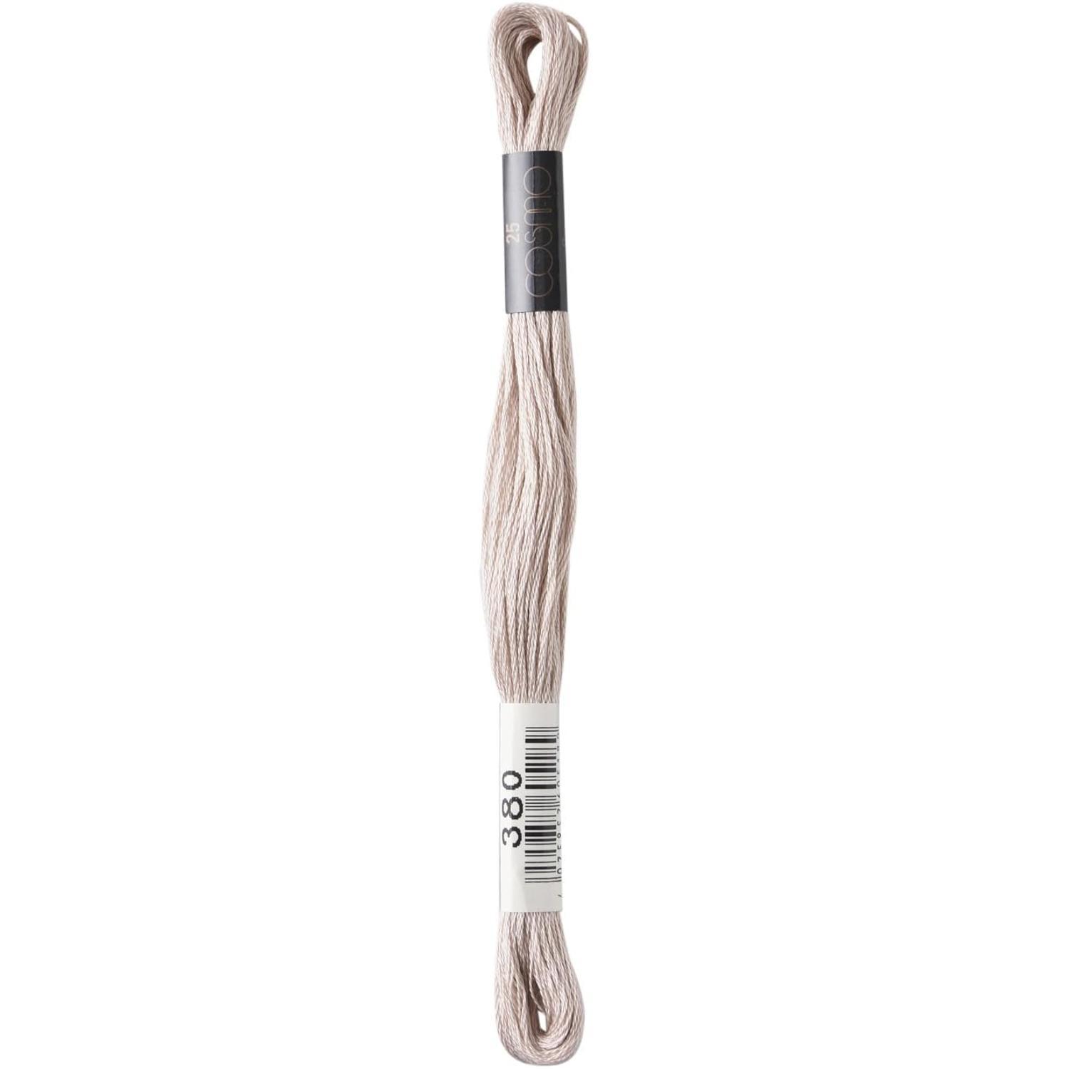 LECIEN (露西安) COSMO 绣花线 25号线 1箱6束装 No.25 Floss (线) 颜色380