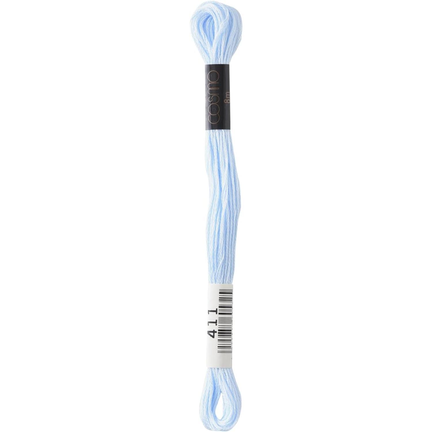 LECIEN (鲁西安) COSMO 绣花线 25号线 1箱6束装 No.25 Floss (线) 颜色411
