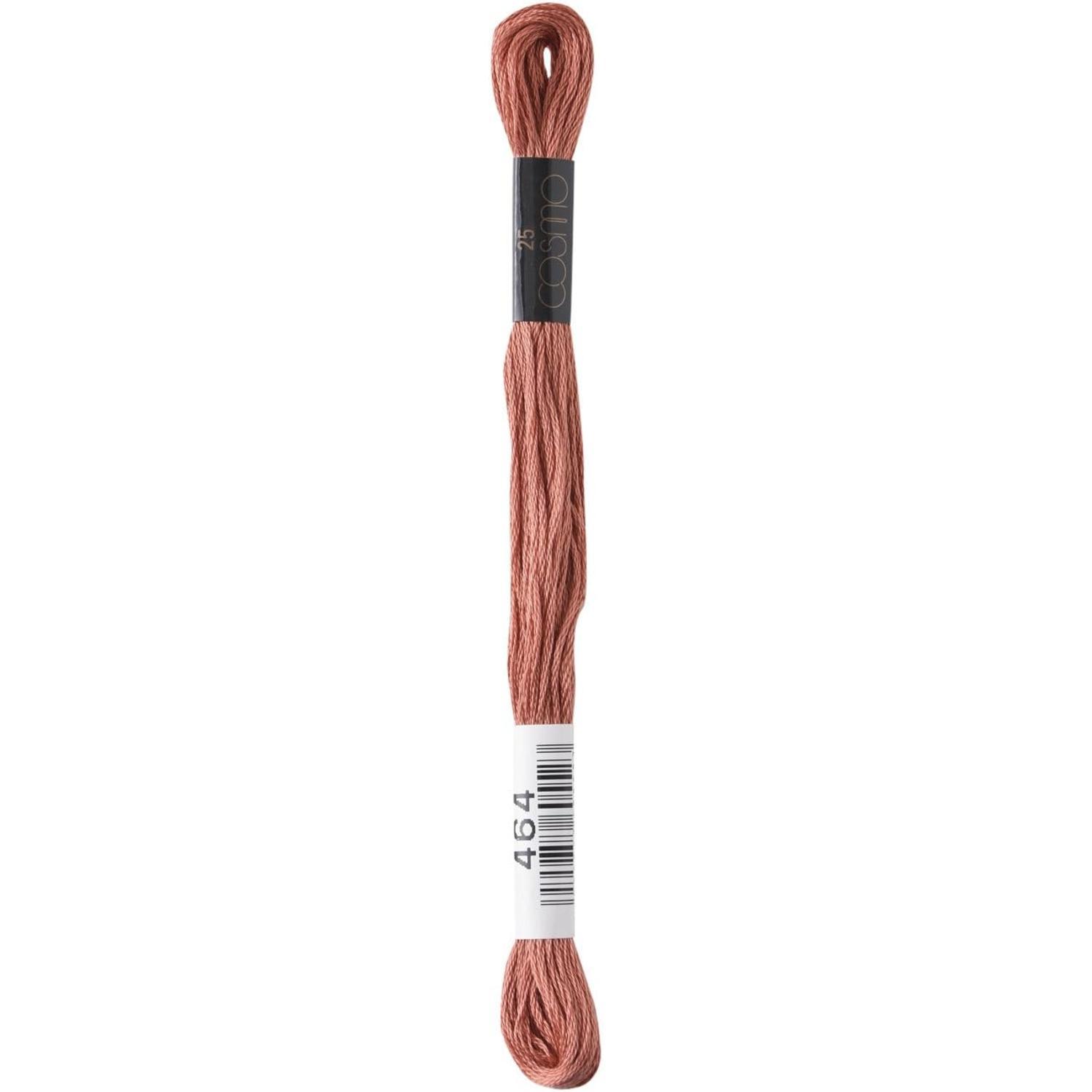 LECIEN (蕾天) COSMO 绣花线 25号线 1箱6束装 No.25 Floss (线) 颜色464