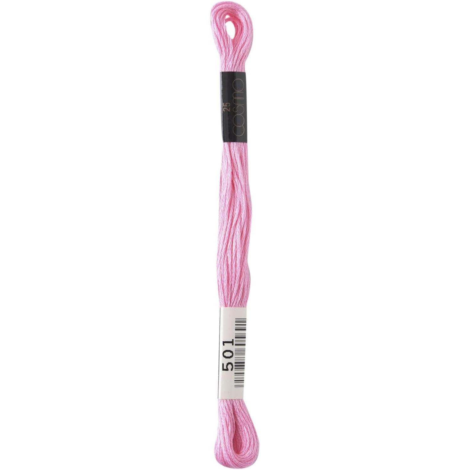 LECIEN (乐善) COSMO 绣线 25号线 1箱6束装 No.25 Floss(绣线) 颜色501