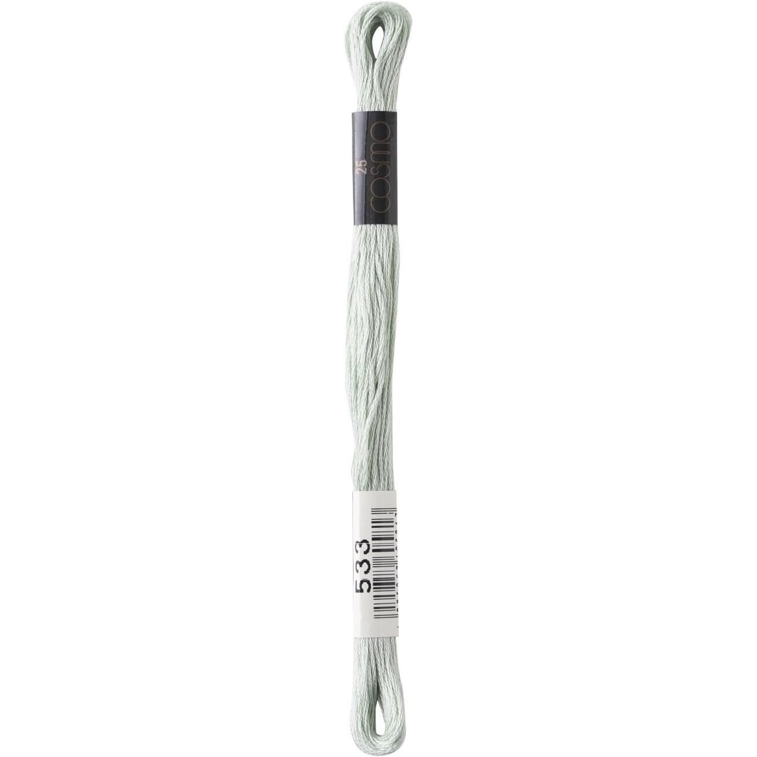 LECIEN (露西安) COSMO 绣花线 25号线 1箱6束装 No.25 Floss (线) 颜色533