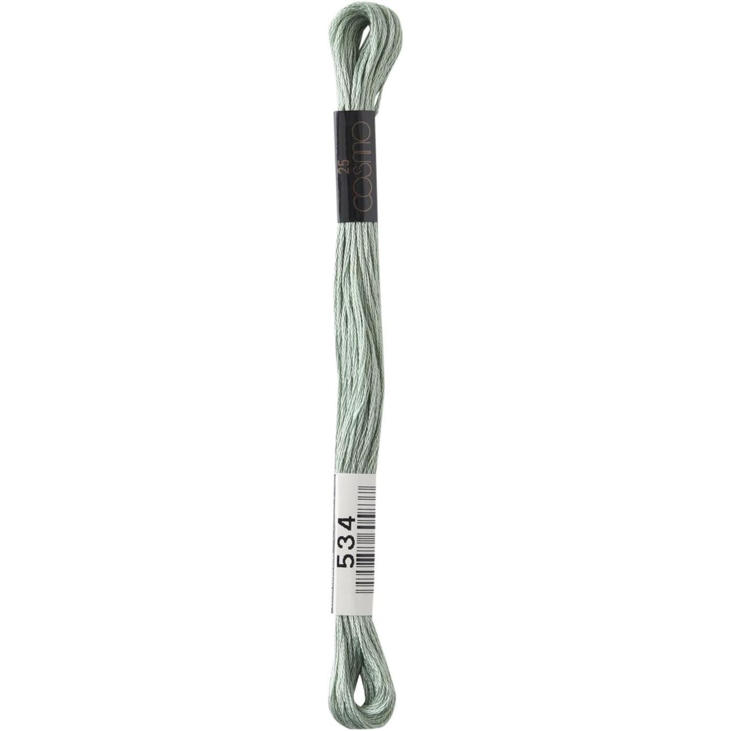 LECIEN (露西安) COSMO 绣花线 25号线 1箱6束装 No.25 Floss (线) 颜色534