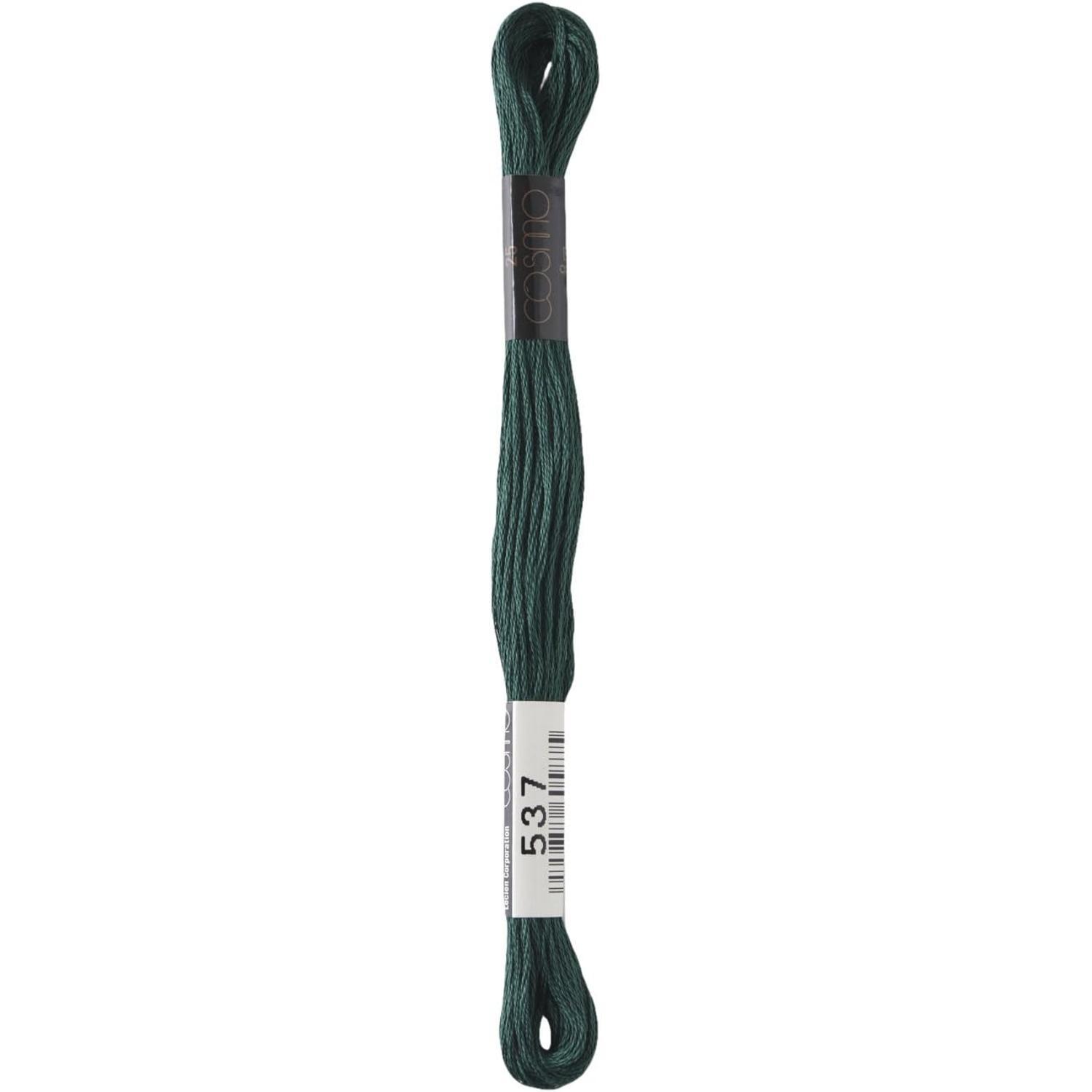 LECIEN (露西安) COSMO 绣线 25号线 1箱6束入 No.25 Floss(绣线) 颜色537