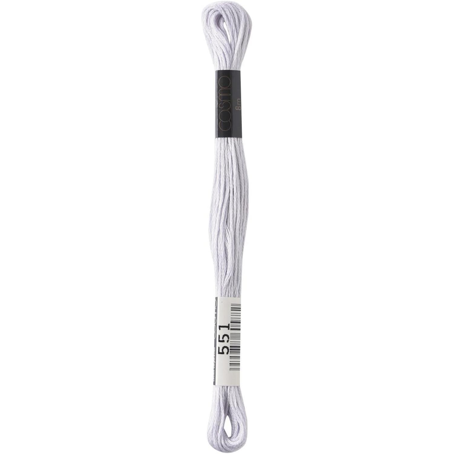 LECIEN (鲁西安) COSMO 绣花线 25号线 1箱6束装 No.25 Floss (线) 颜色551