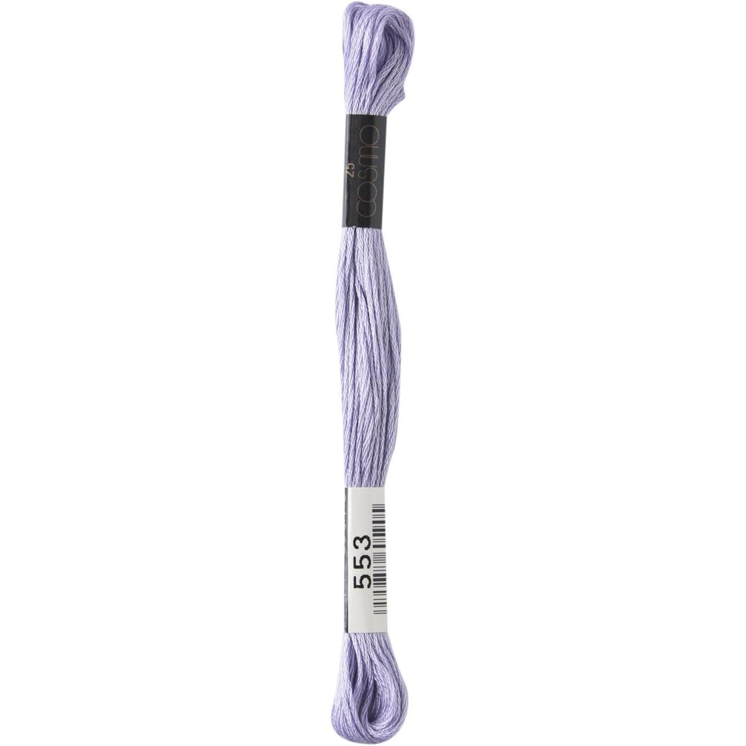 LECIEN Cosmo Embroidery Floss No. 25 Thread 1 Box of 6 Skeins No. 25 Floss Color 553