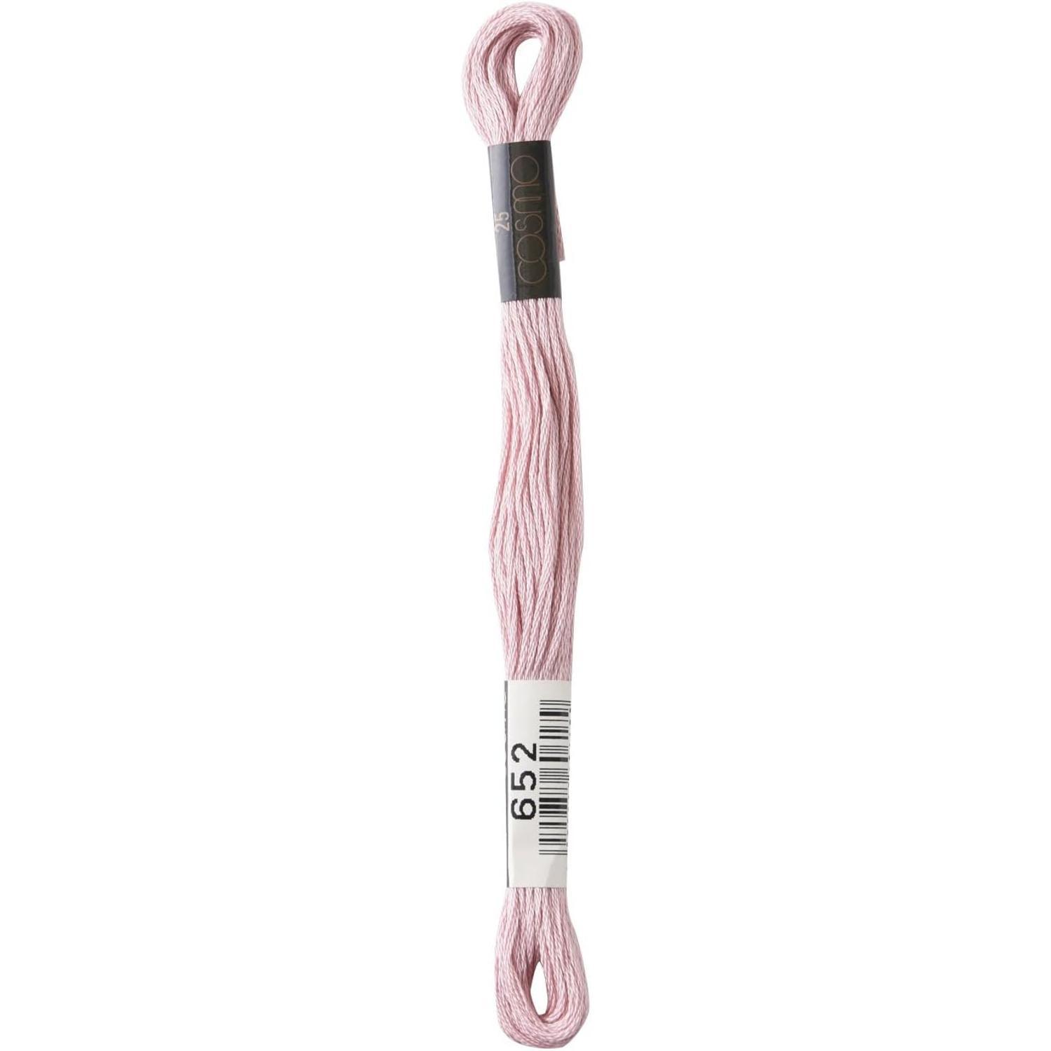 LECIEN Cosmo Embroidery Floss No. 25, 1 box of 6 skeins, Color 652