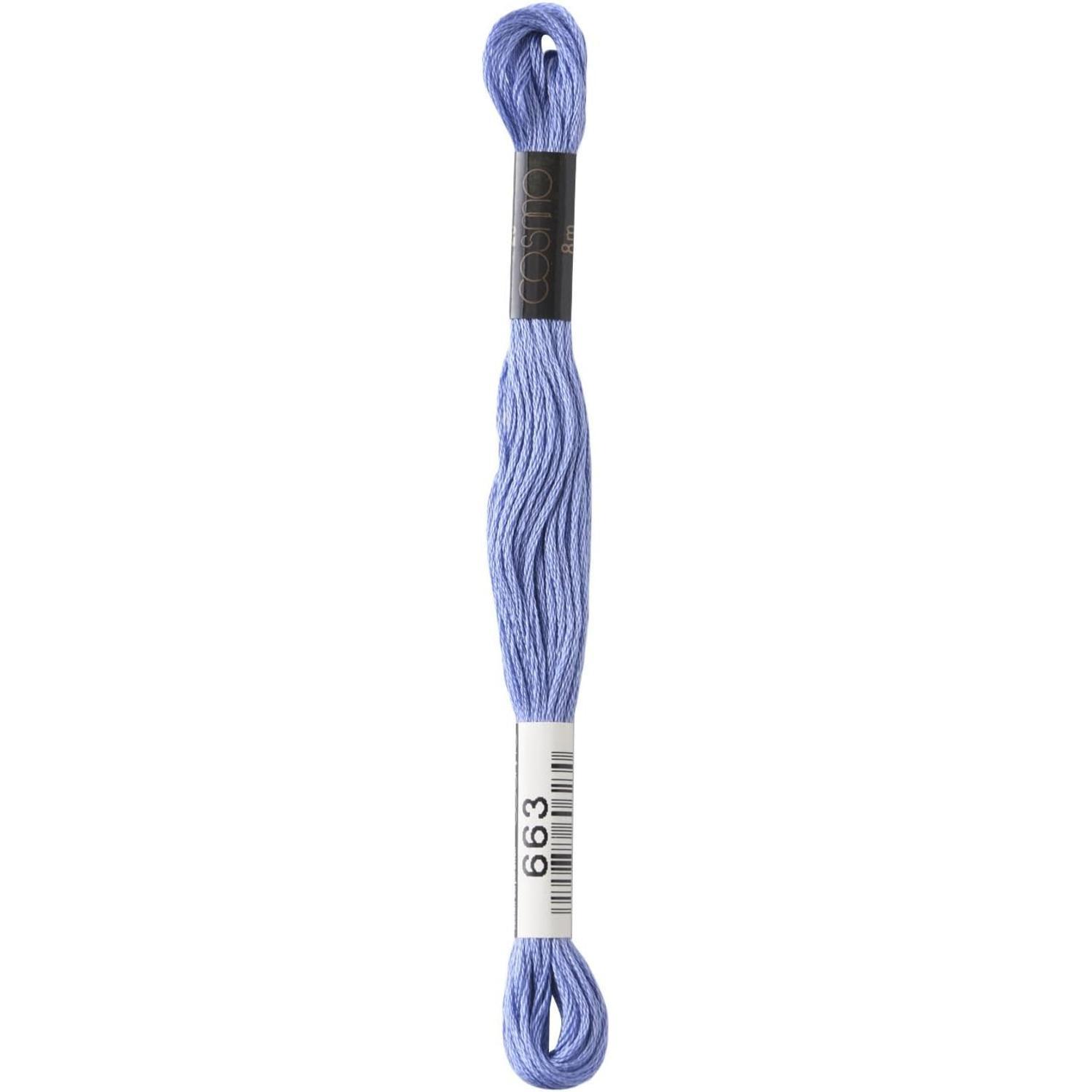 LECIEN COSMO Embroidery Floss No. 25, 1 box of 6 skeins, Color 663