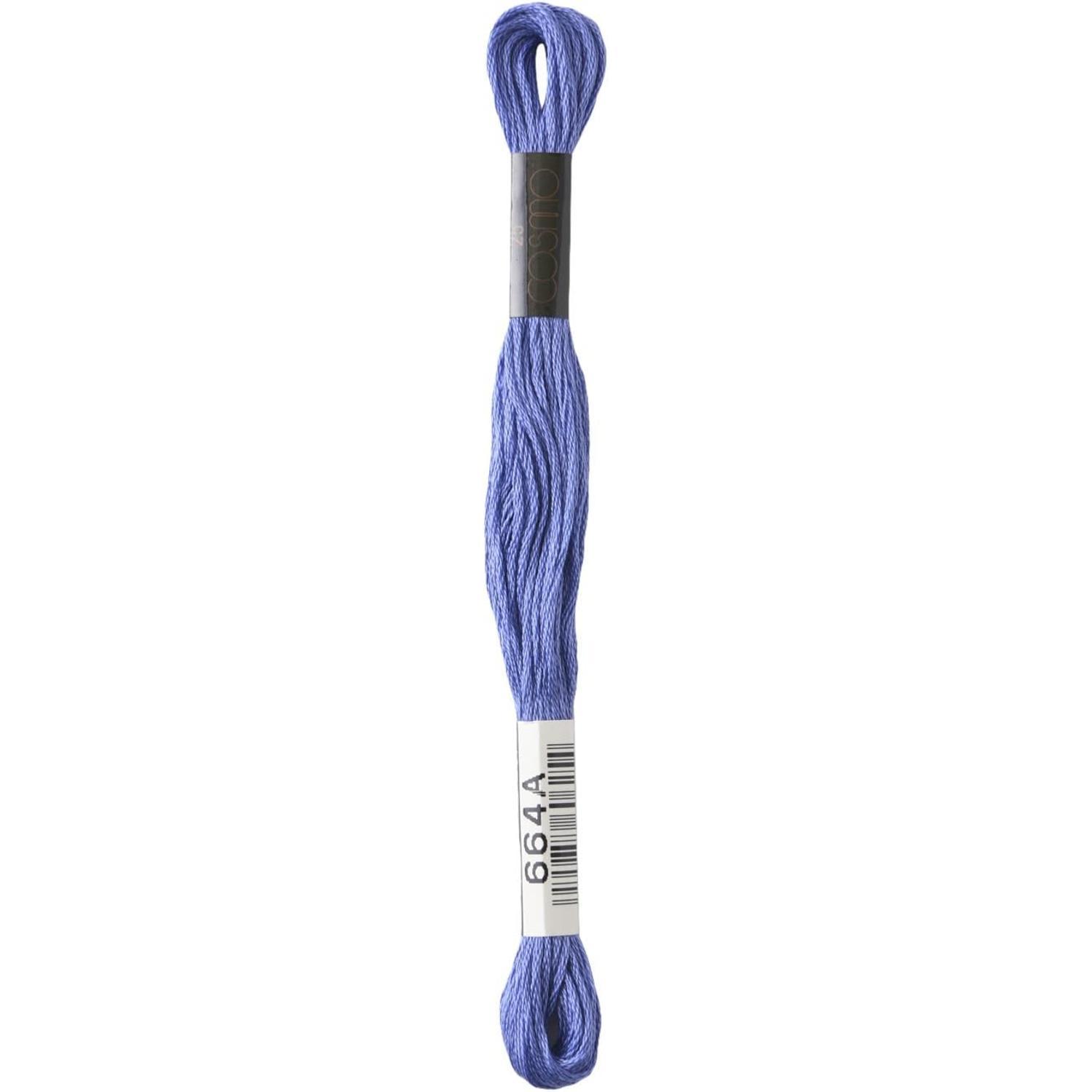LECIEN Cosmo Embroidery Floss No. 25 Thread 1 Box of 6 Skeins No. 25 Floss Color 664A
