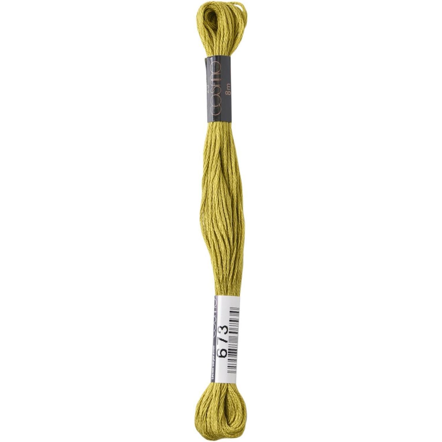 LECIEN COSMO Embroidery Floss No. 25 1 Box of 6 Skeins No. 25 Floss Color 673