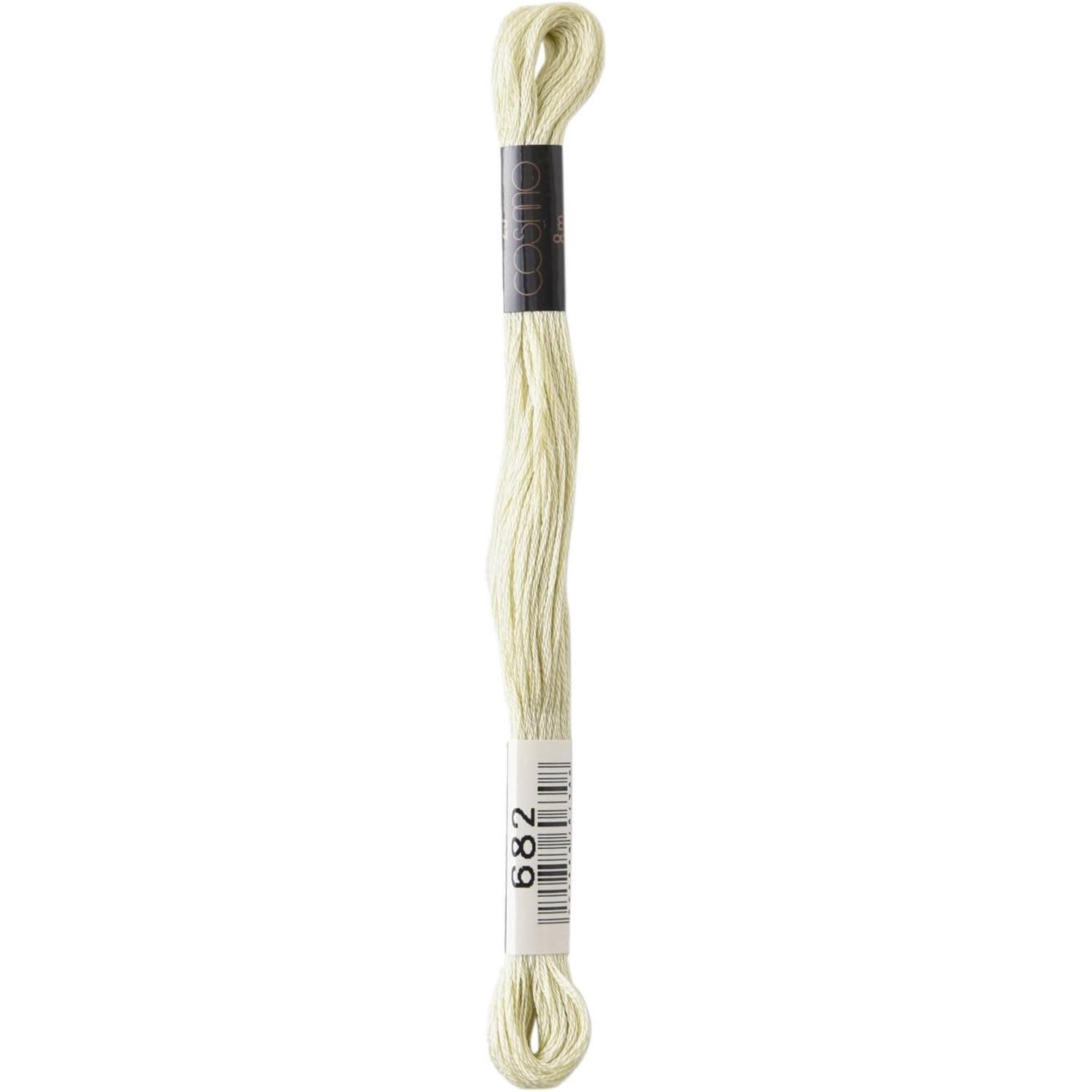 LECIEN Cosmo Embroidery Floss No. 25, 1 Box of 6 Skeins, Color 682