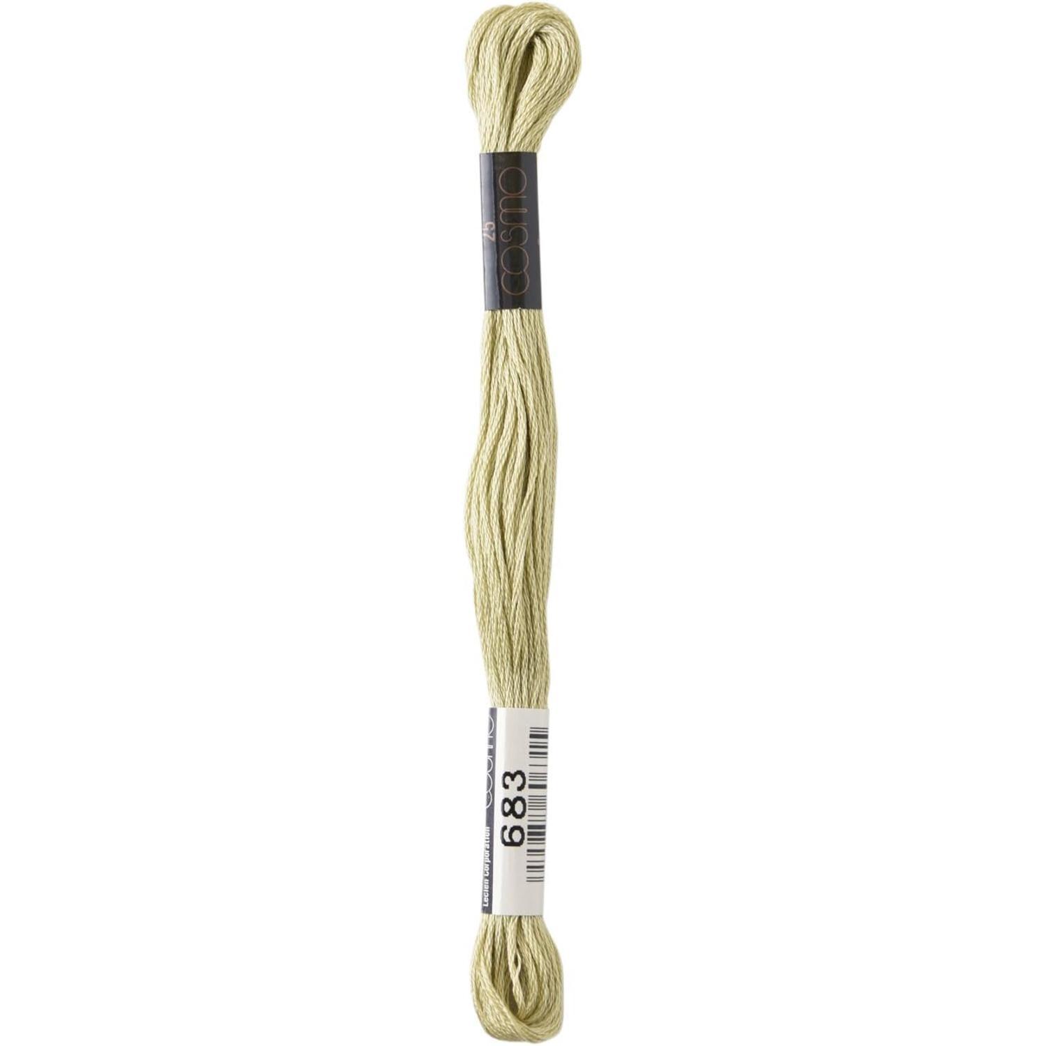 LECIEN Cosmo Embroidery Floss No. 25, 1 Box of 6 Skeins, Color 683