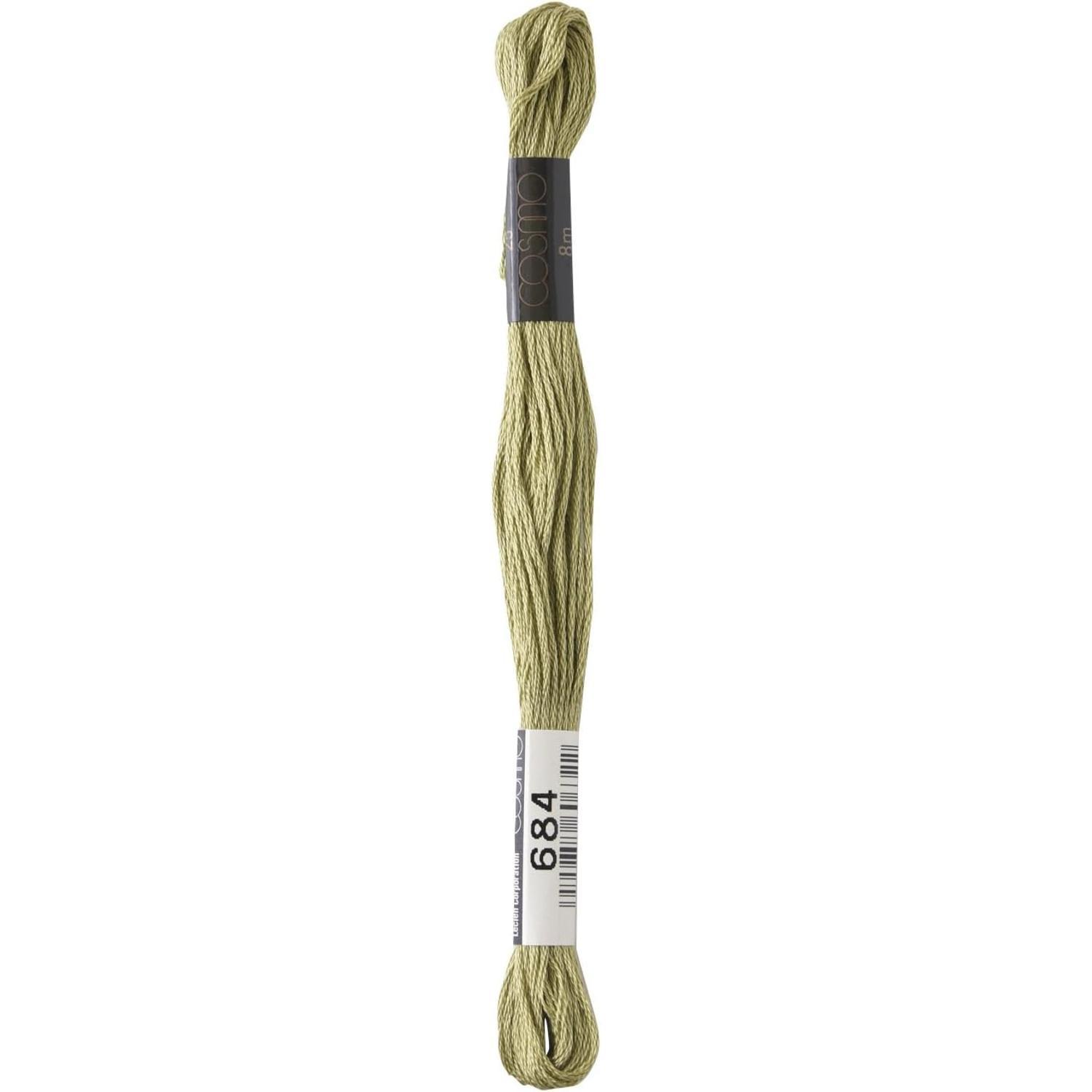 LECIEN Cosmo Embroidery Floss No. 25, 1 Box of 6 Skeins, Color 684
