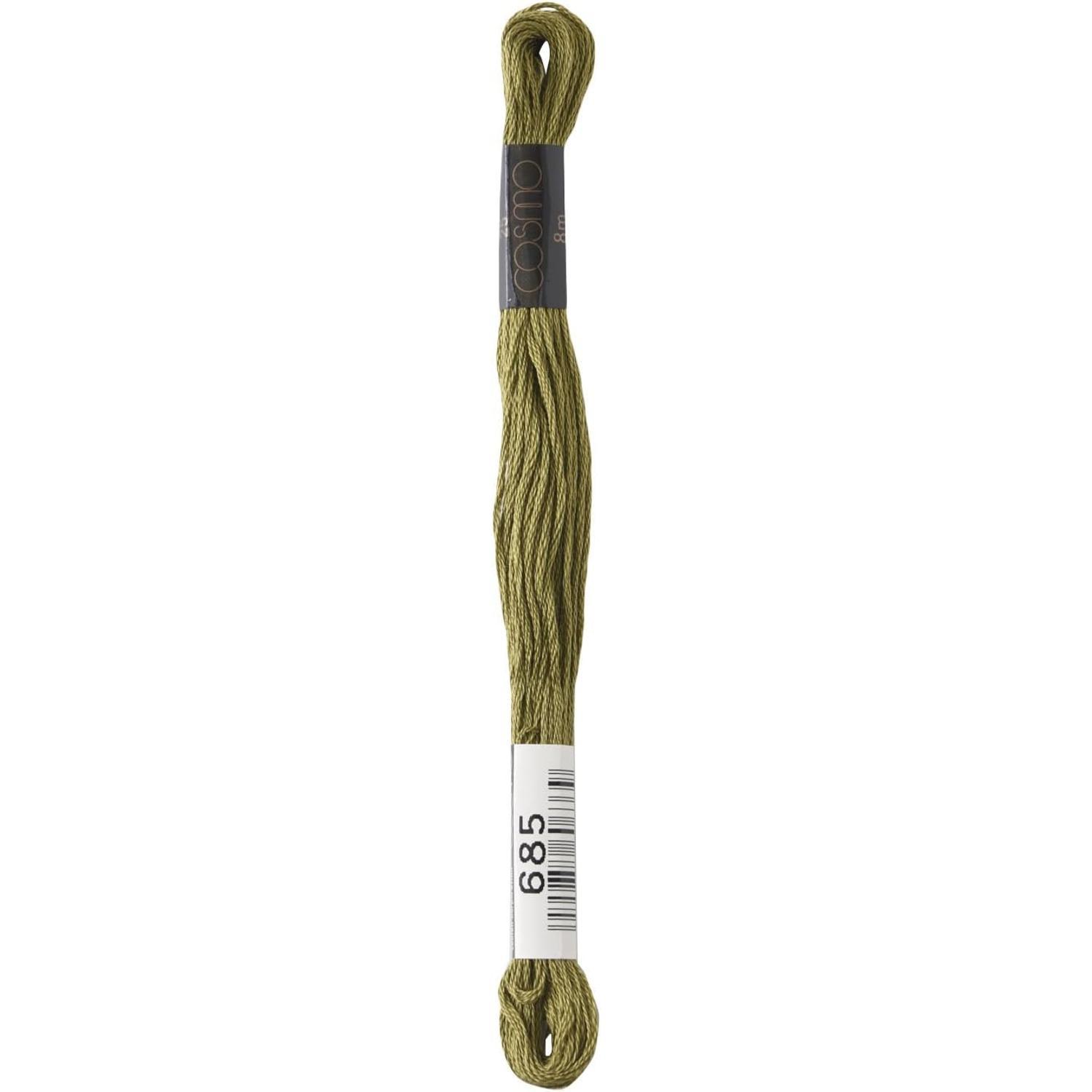 LECIEN Cosmo Embroidery Floss No. 25, 1 Box of 6 Skeins, Color 685