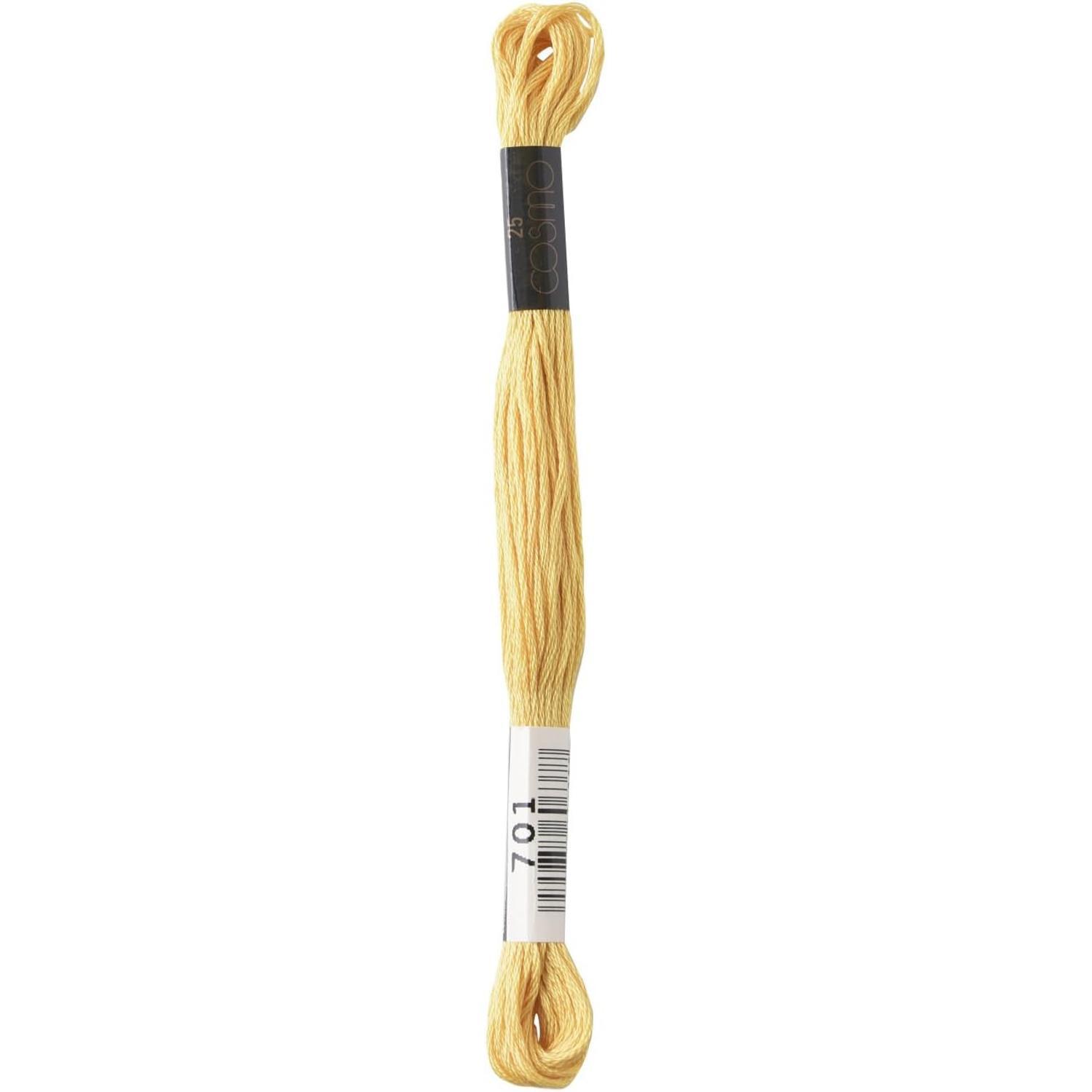 LECIEN Cosmo Embroidery Floss No. 25 Thread 1 Box of 6 Skeins No. 25 Floss Color 701