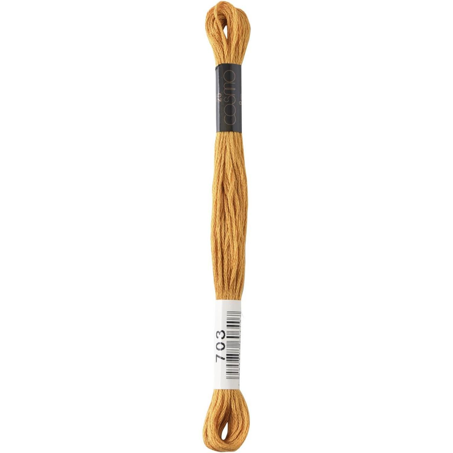 LECIEN COSMO Embroidery Floss No. 25 1 Box of 6 Skeins No. 25 Floss Color 703