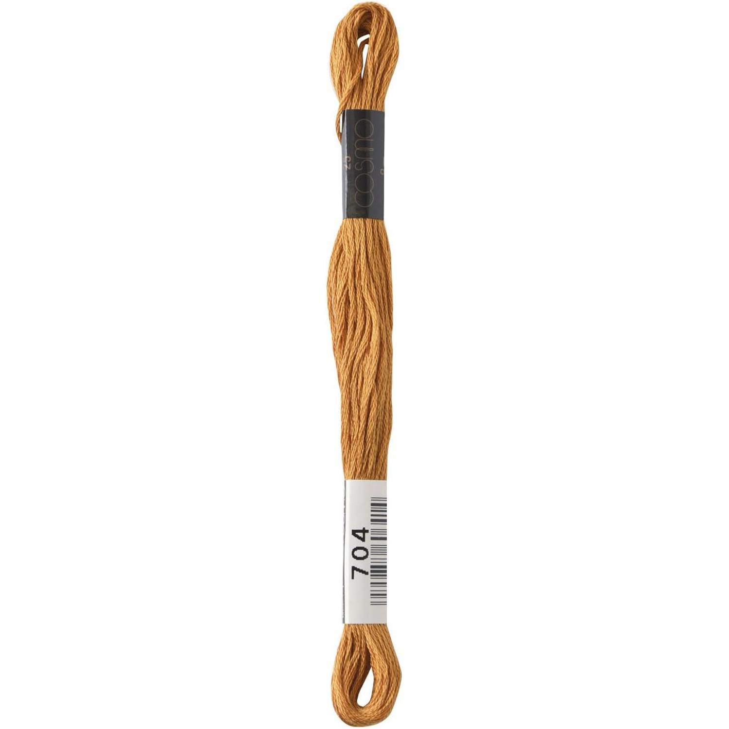 LECIEN Cosmo Embroidery Floss No. 25, 1 Box of 6 Skeins, Color 704