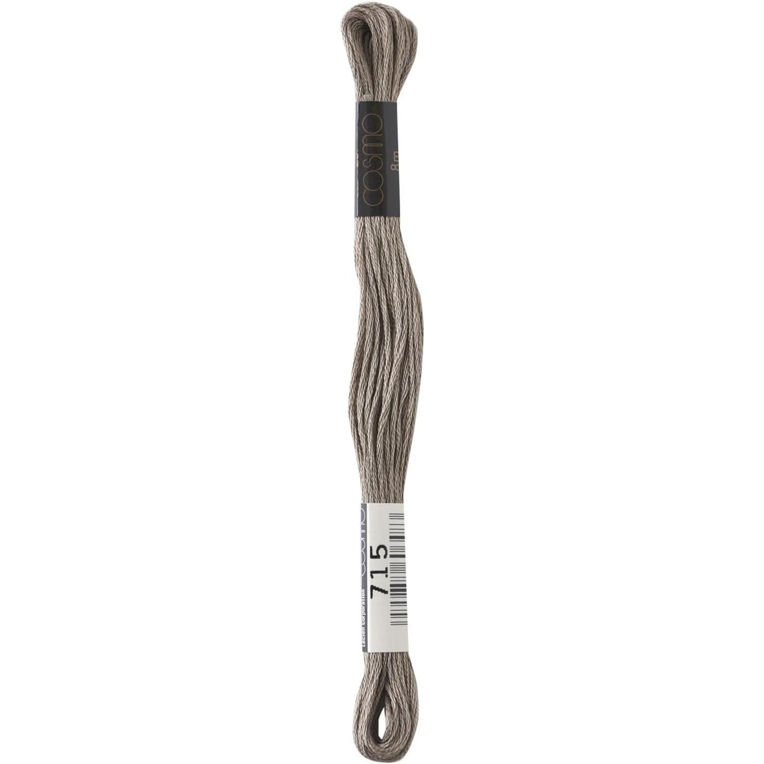 LECIEN Cosmo Embroidery Floss No. 25 1 Box of 6 Skeins Color 715