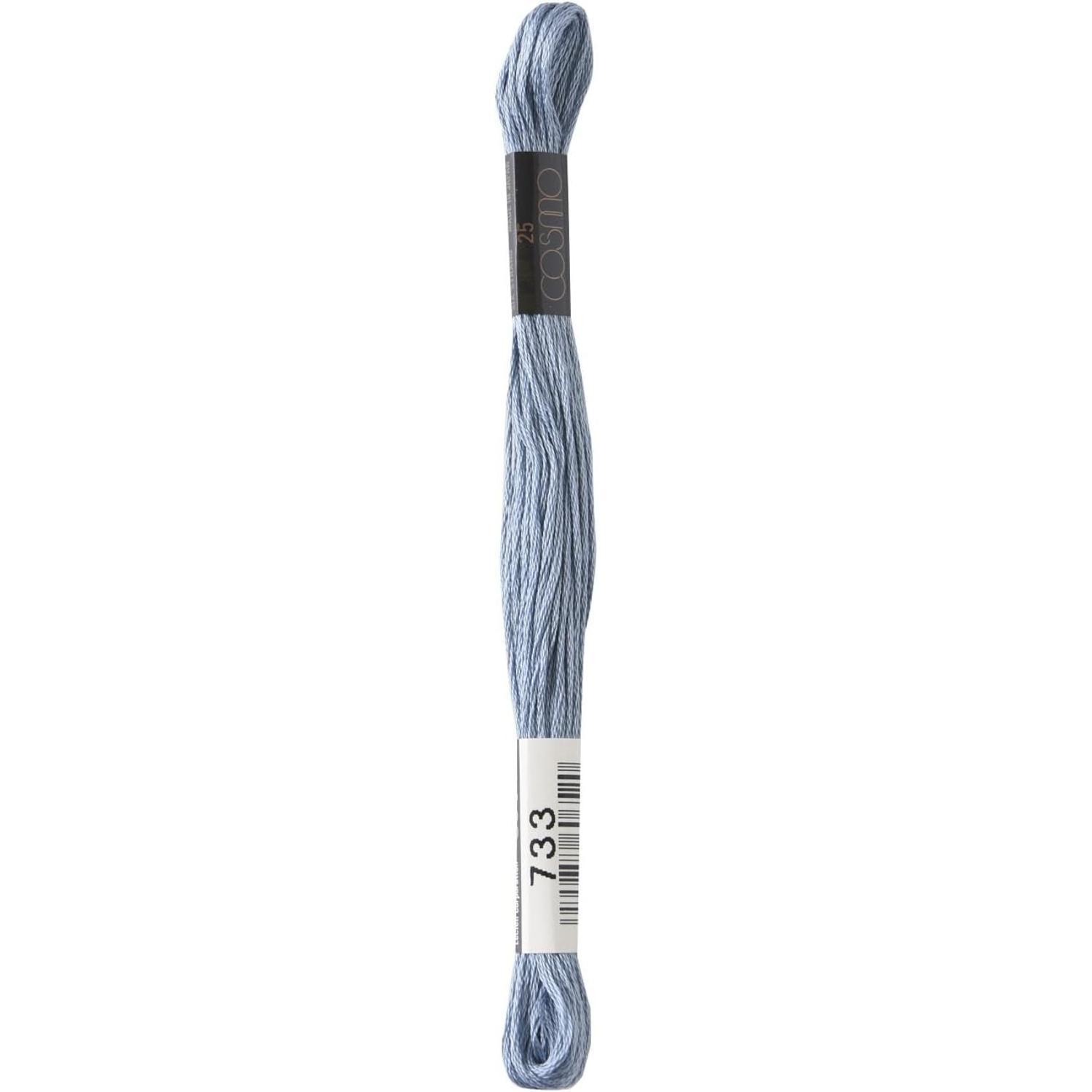 LECIEN (鲁西安) COSMO 绣花线 25号线 1箱6束入 No.25 Floss(牙线/绣线) 色733