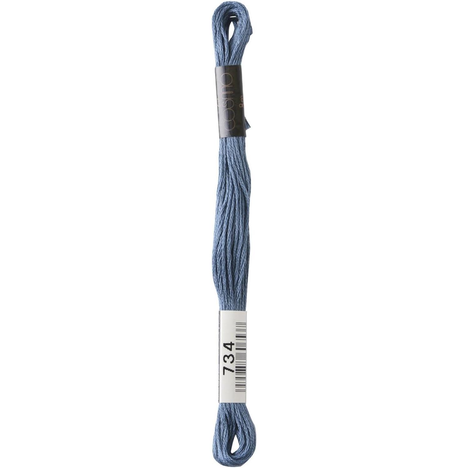 LECIEN (鲁西安) COSMO 绣花线 25号线 1箱6束入 No.25 Floss(牙线/绣线) 色734