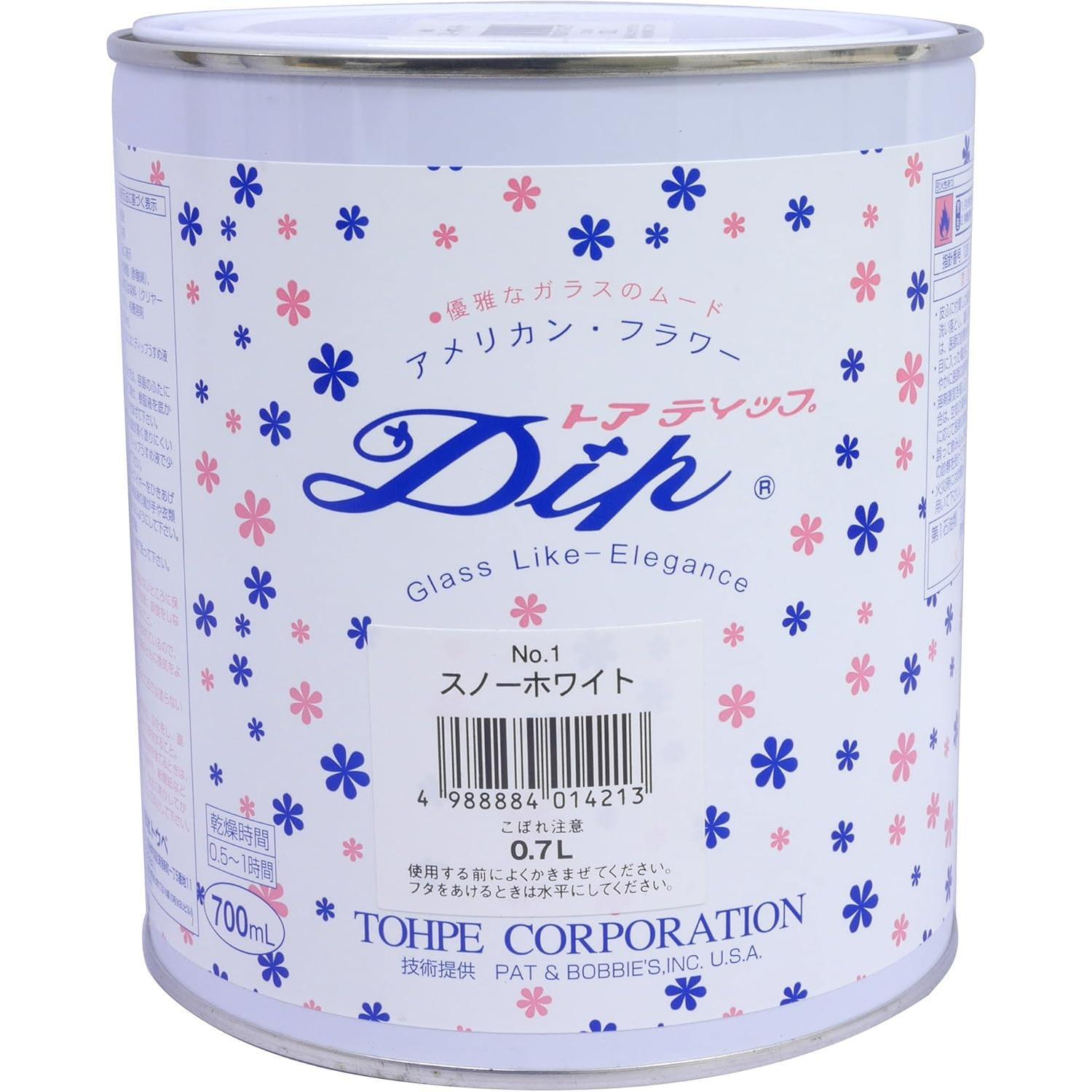 Toupe 美国之花 浸dip液 Toradip Col.1 瑞雪白 700ml AD-0701