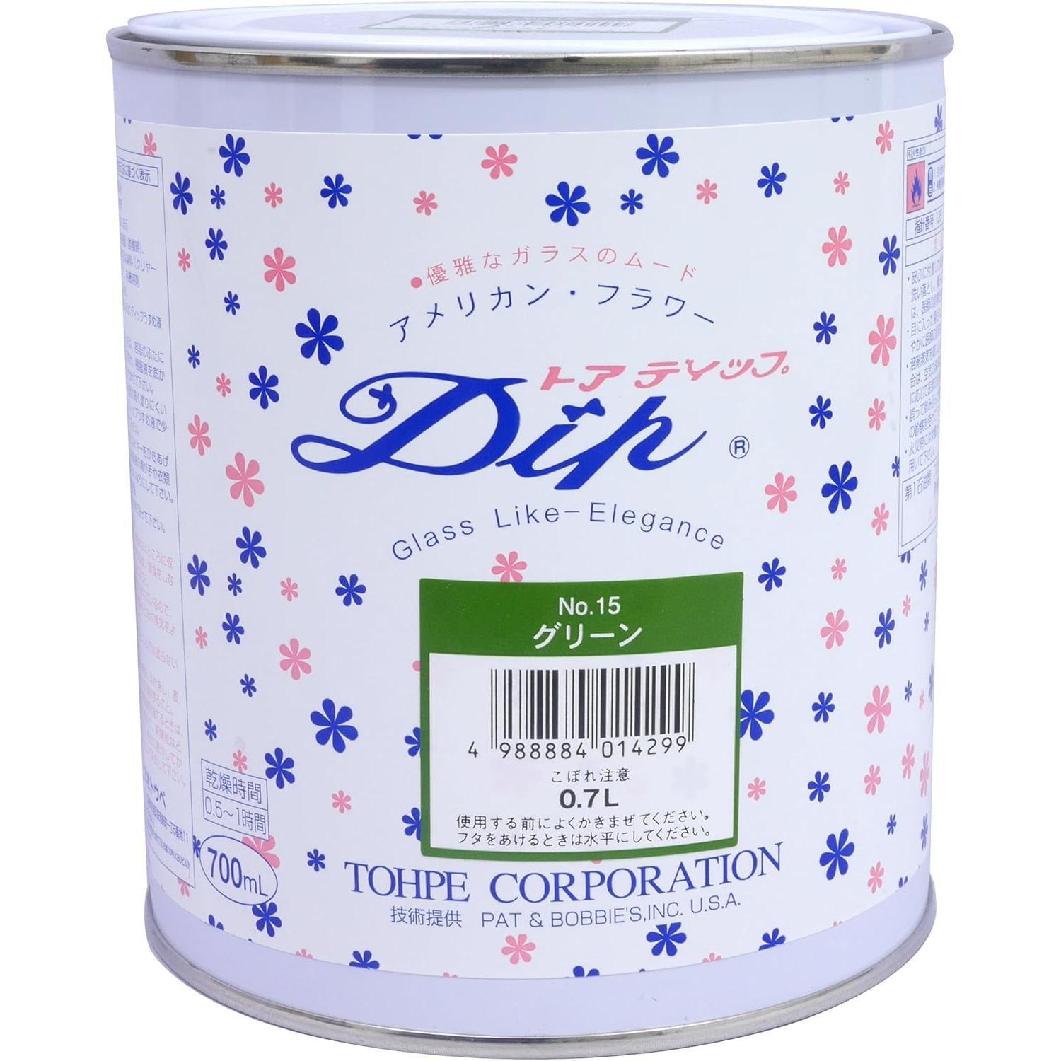 Toupe 美国之花 浸dip液 Toradip Col.15 绿色 700ml AD-0715