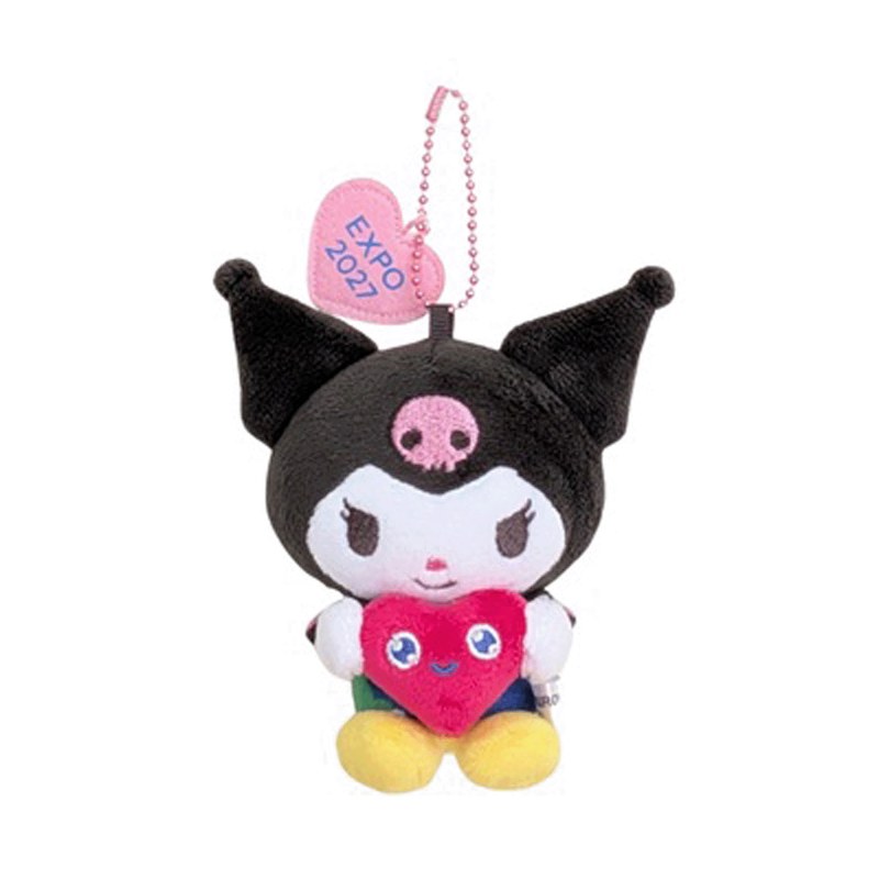 EXPO2027 Sanrio Characters Plush Toy Ball Chain Hugging Kuromi