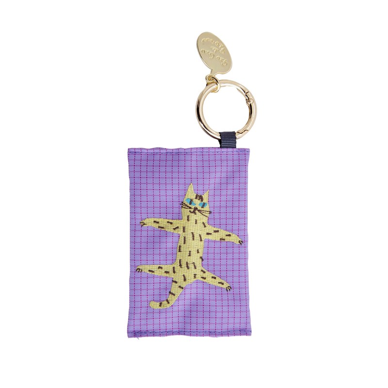 Kuse Tsuyoi Ring Wallet Cat